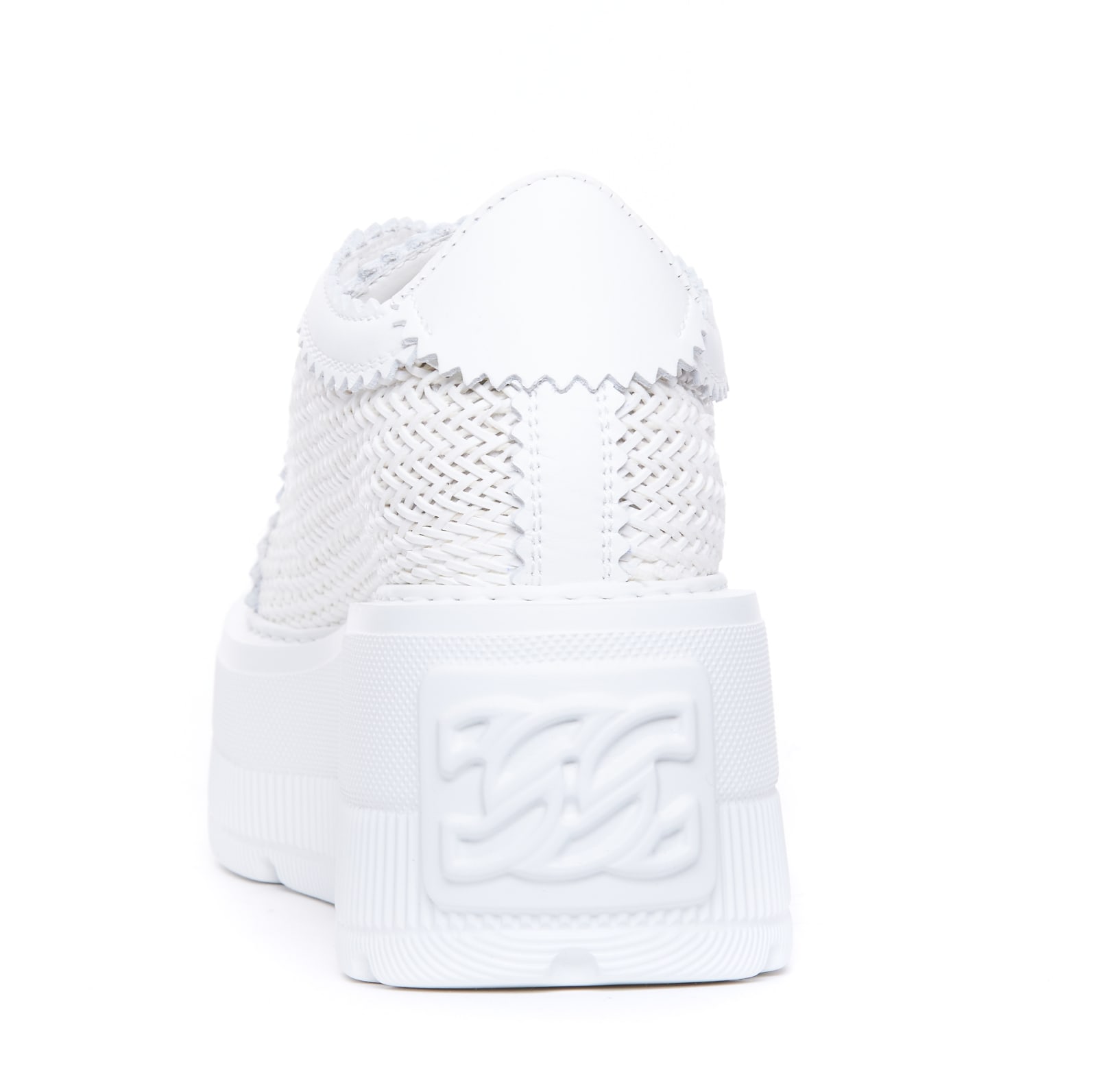 Shop Casadei Nexus Sneakers In White