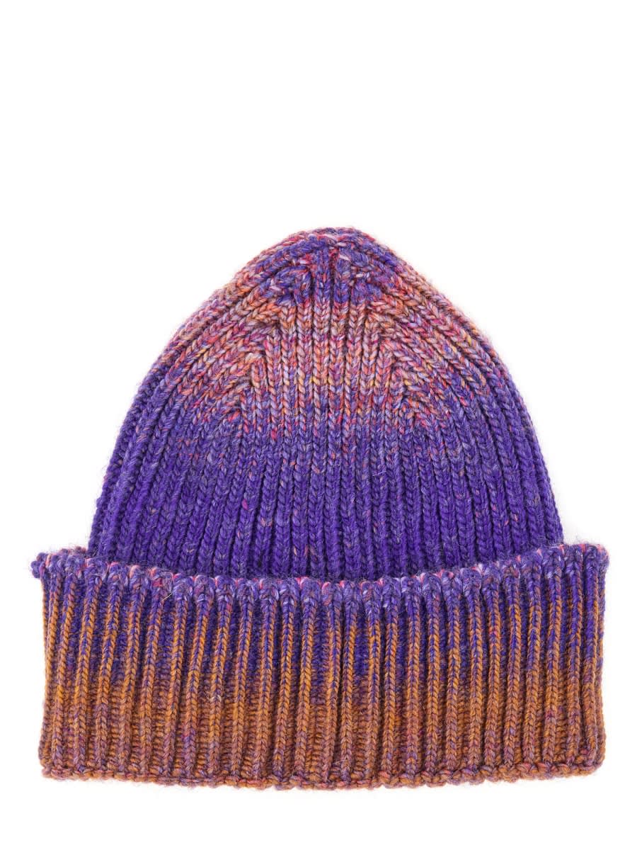 Shop Family First Milano Beanie Hat In Purple