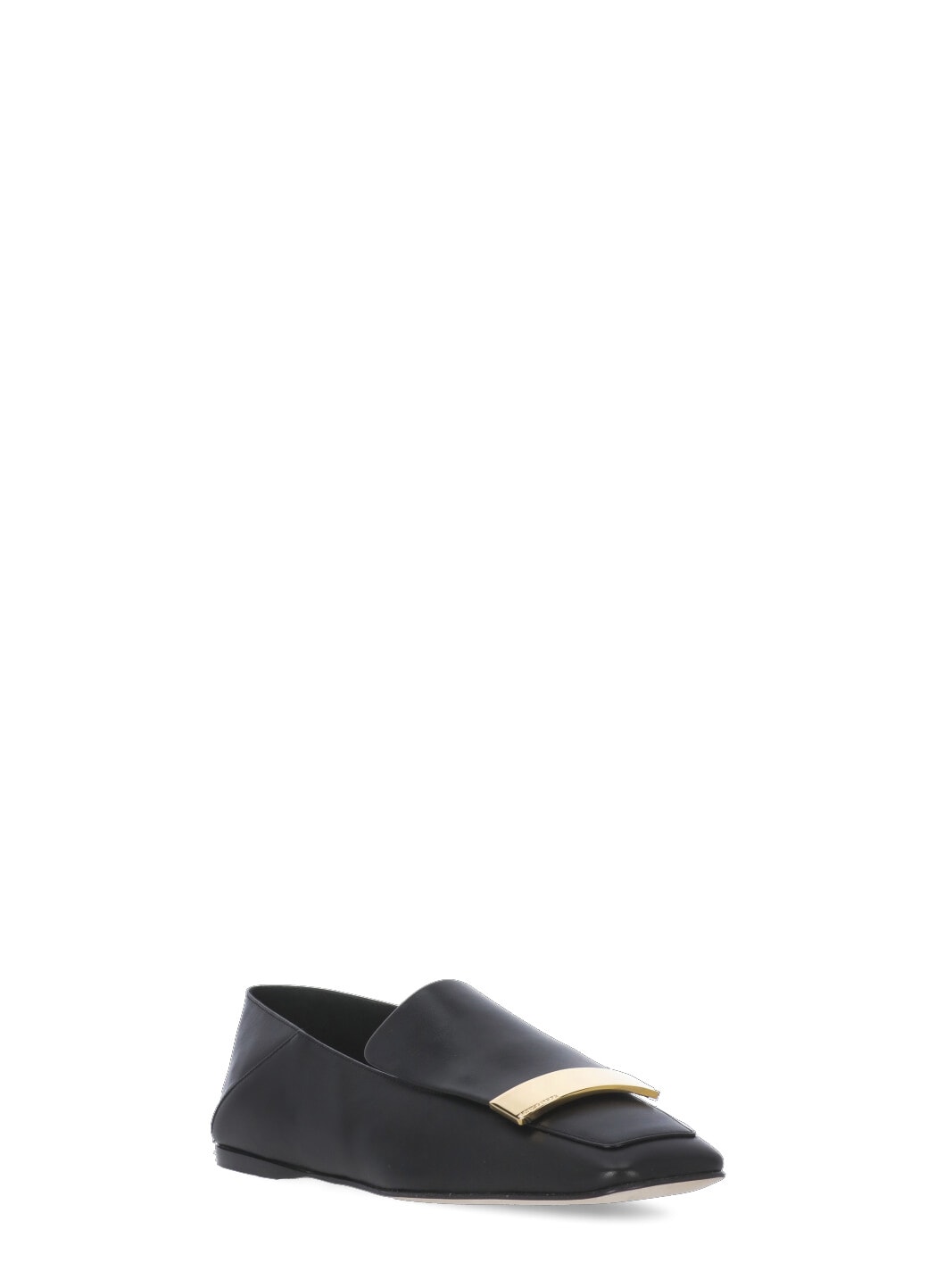 Shop Sergio Rossi Leather Loafers In Nero