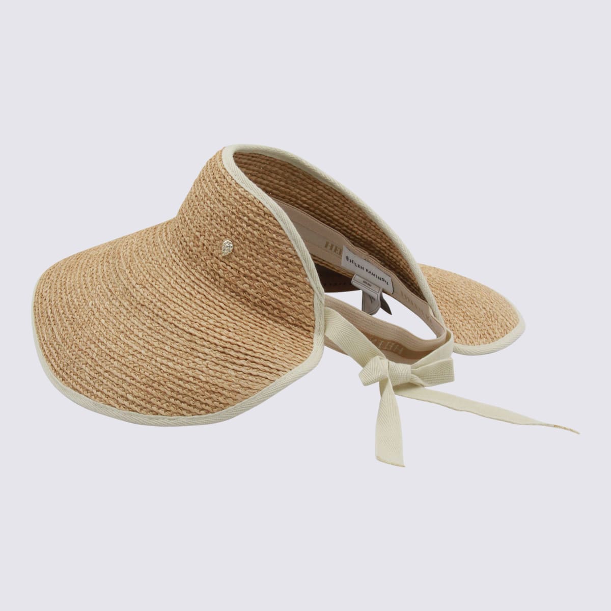 Helen Kaminski Natural Raffia Hat In Brown