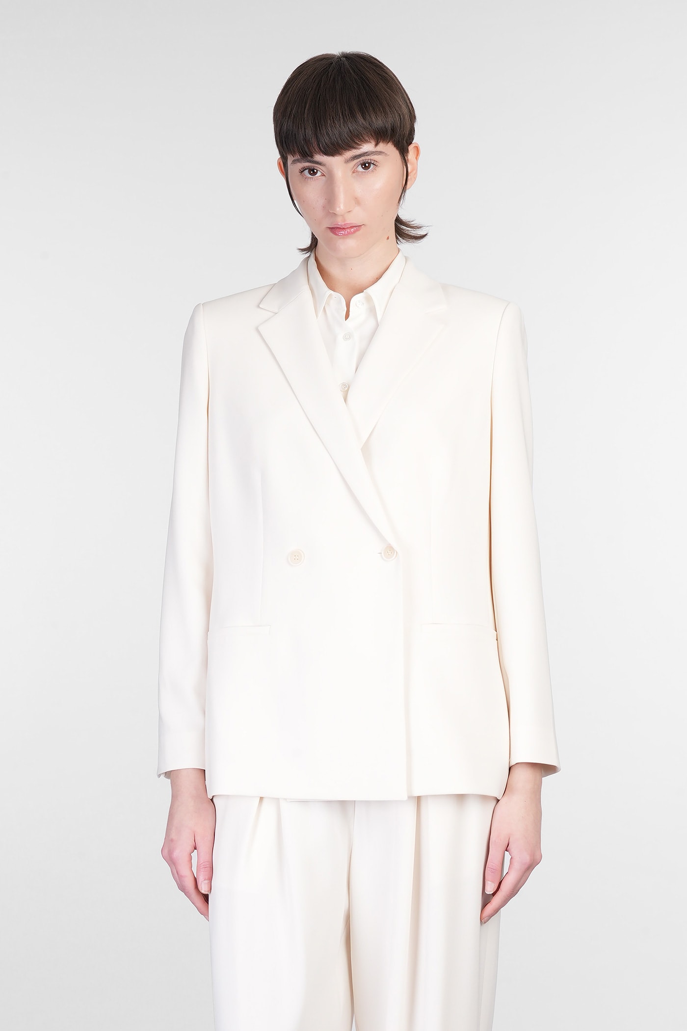 Blazer In Beige Triacetate
