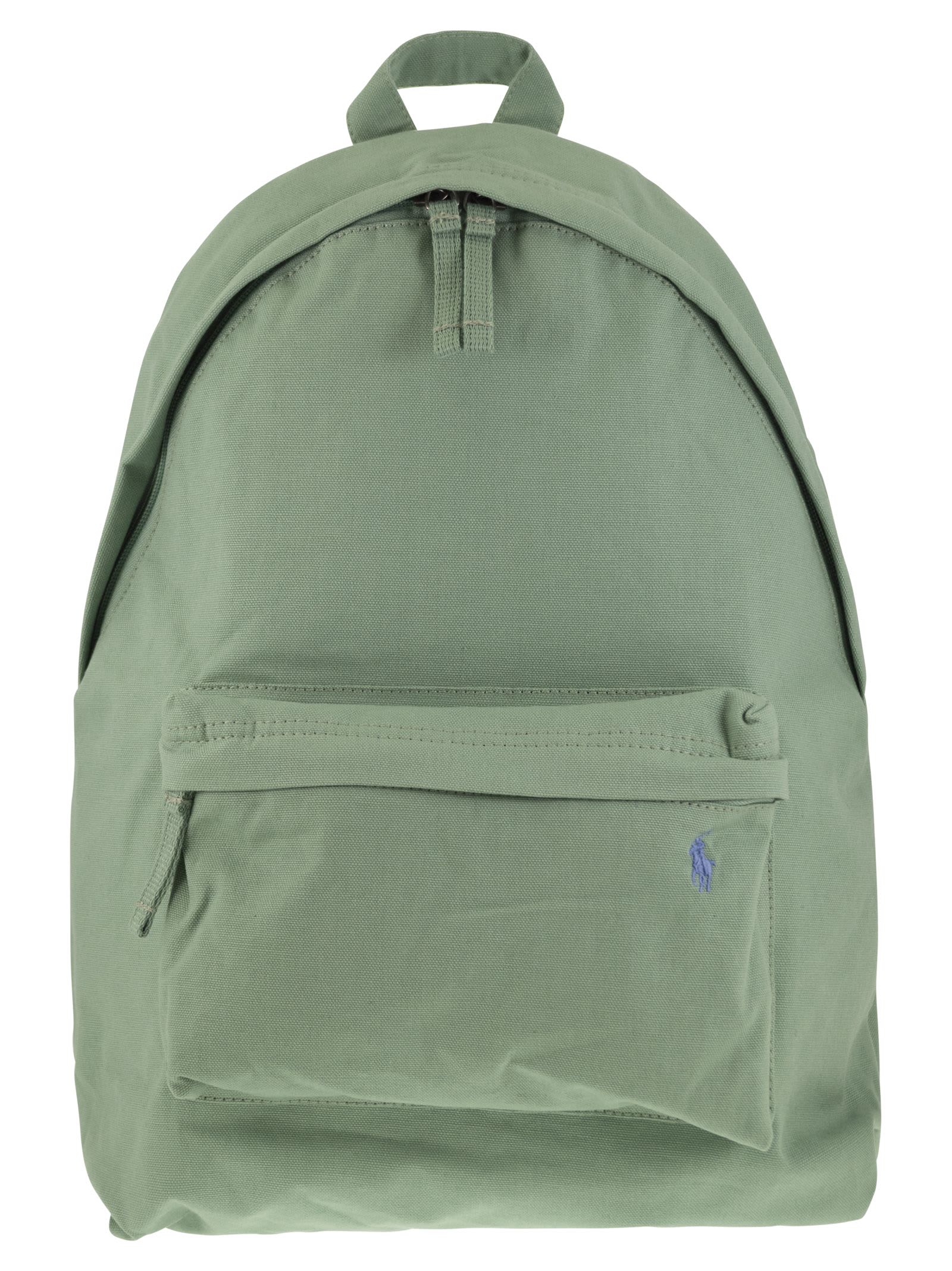 Polo Ralph Lauren Canvas Backpack In Green