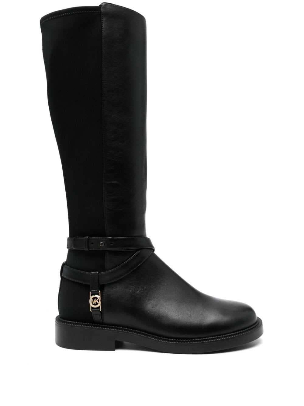 Shop Michael Michael Kors Abigail Boot In Black