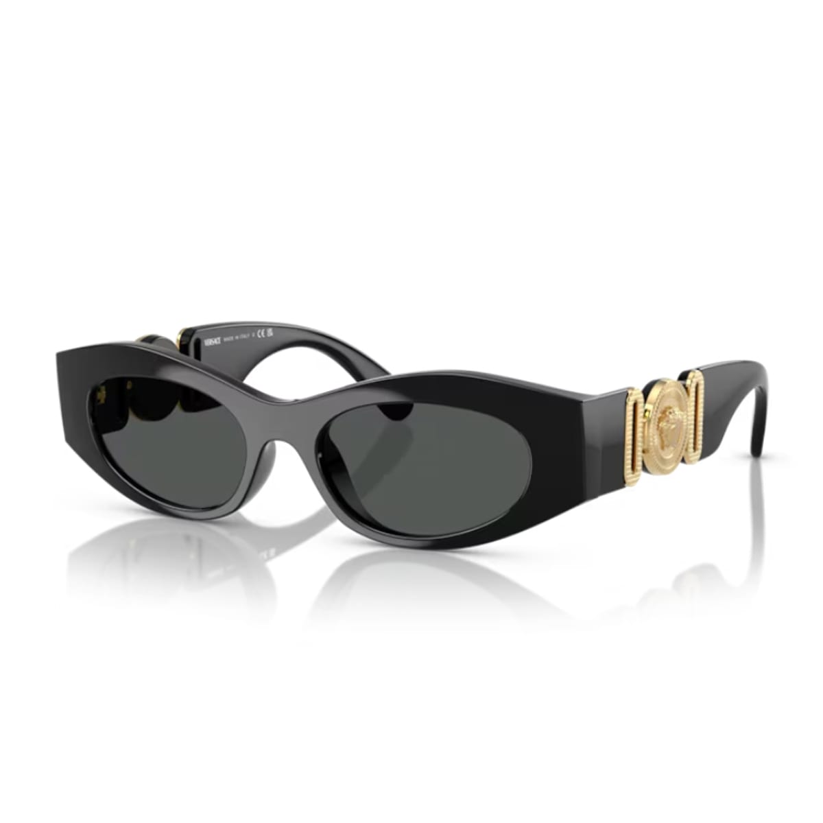 Versace 0ve4480u Medusa Biggie 536087 Nero Sunglasses In Black