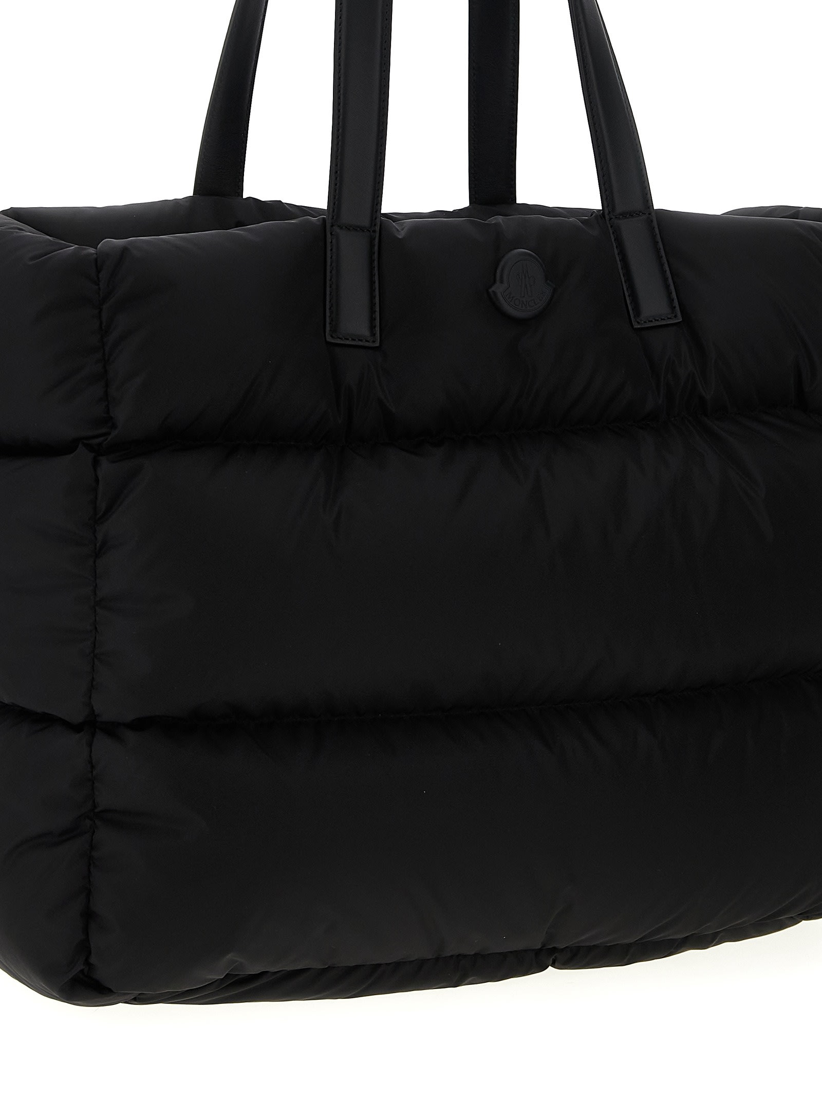 Moncler New Caradoc Shopping Bag In Black