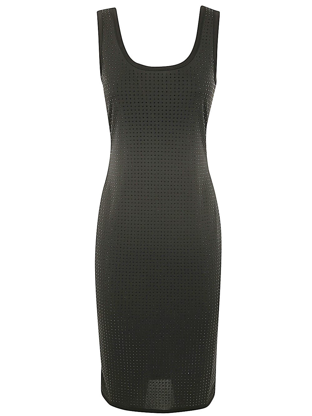 Versace Jeans Couture Sleeveless Mini Dress In Black