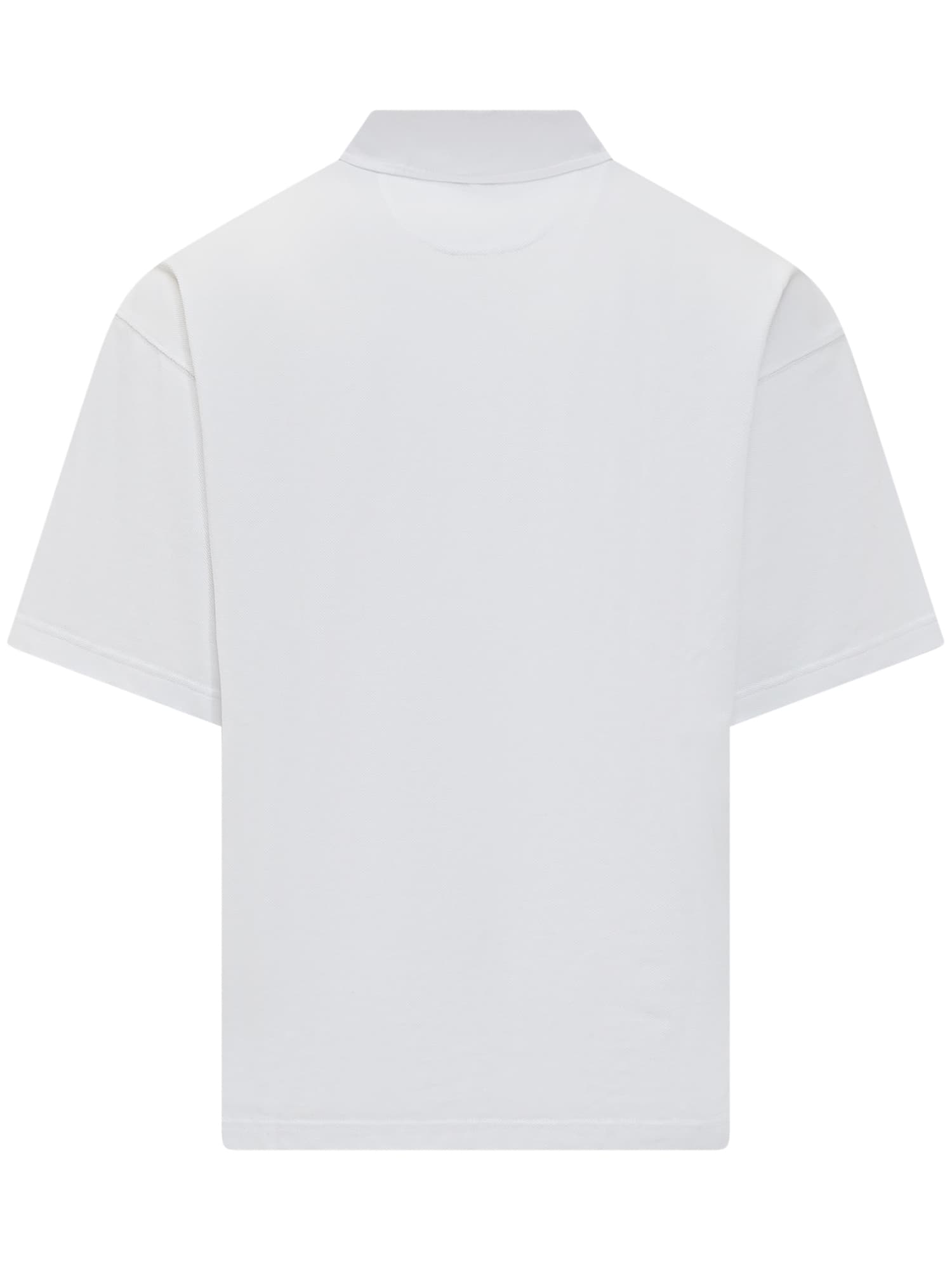 Shop Kenzo Polo Shirt With Logo In White