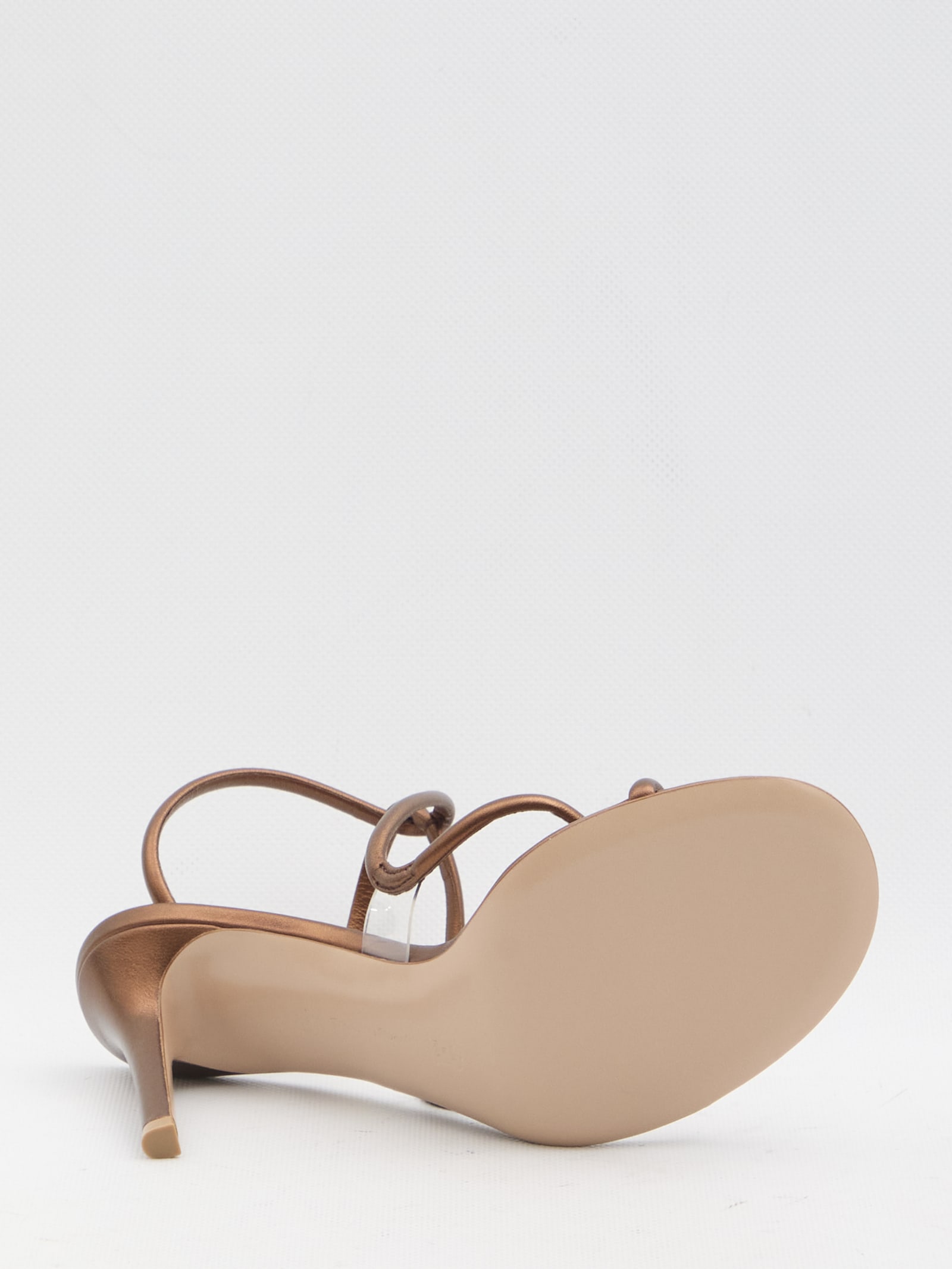 Gianvito Rossi Black Mamba 85 Sandals In Brown
