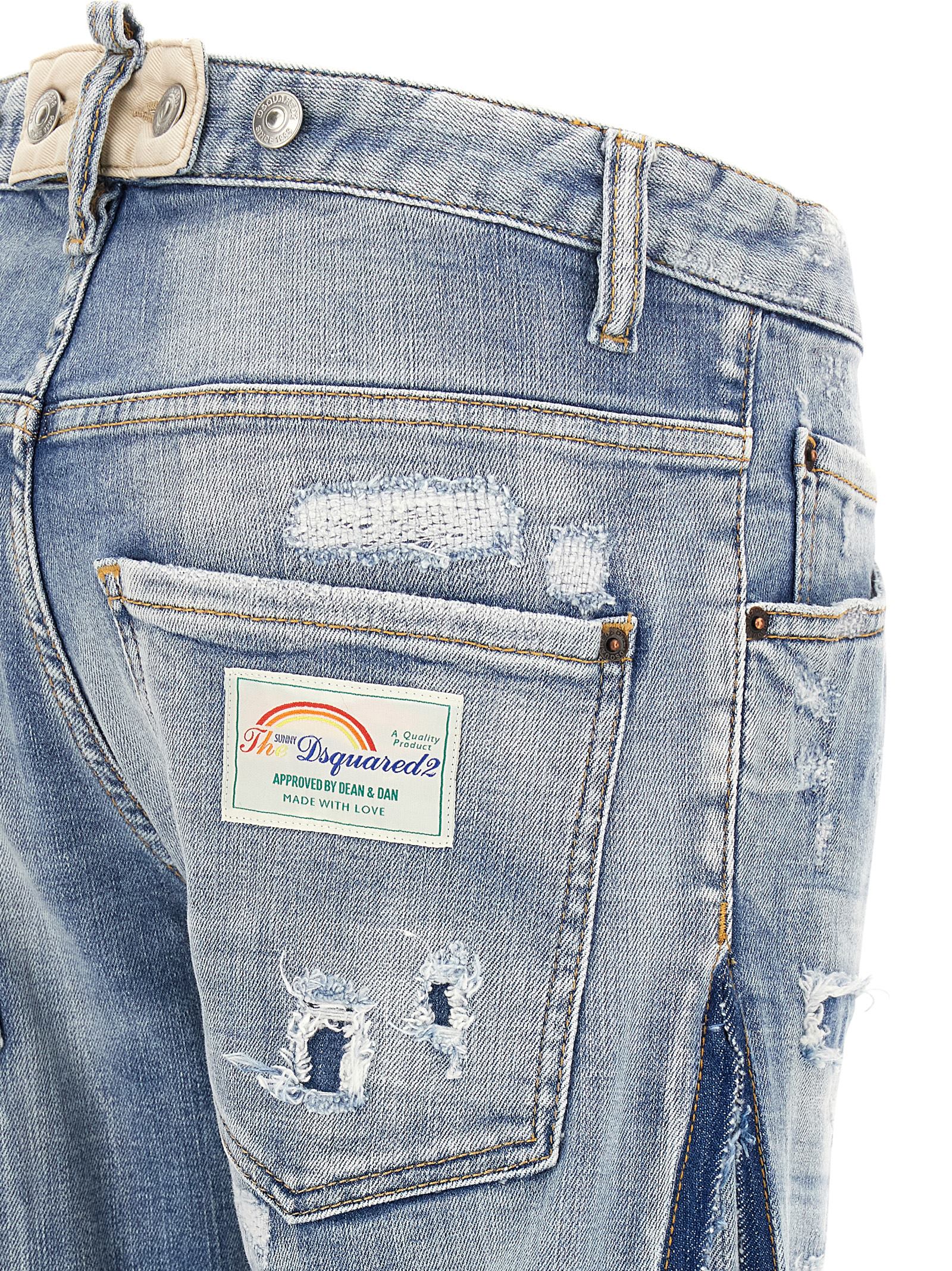 Dsquared2 Better Collaboration Mother Jeans Style In Blue