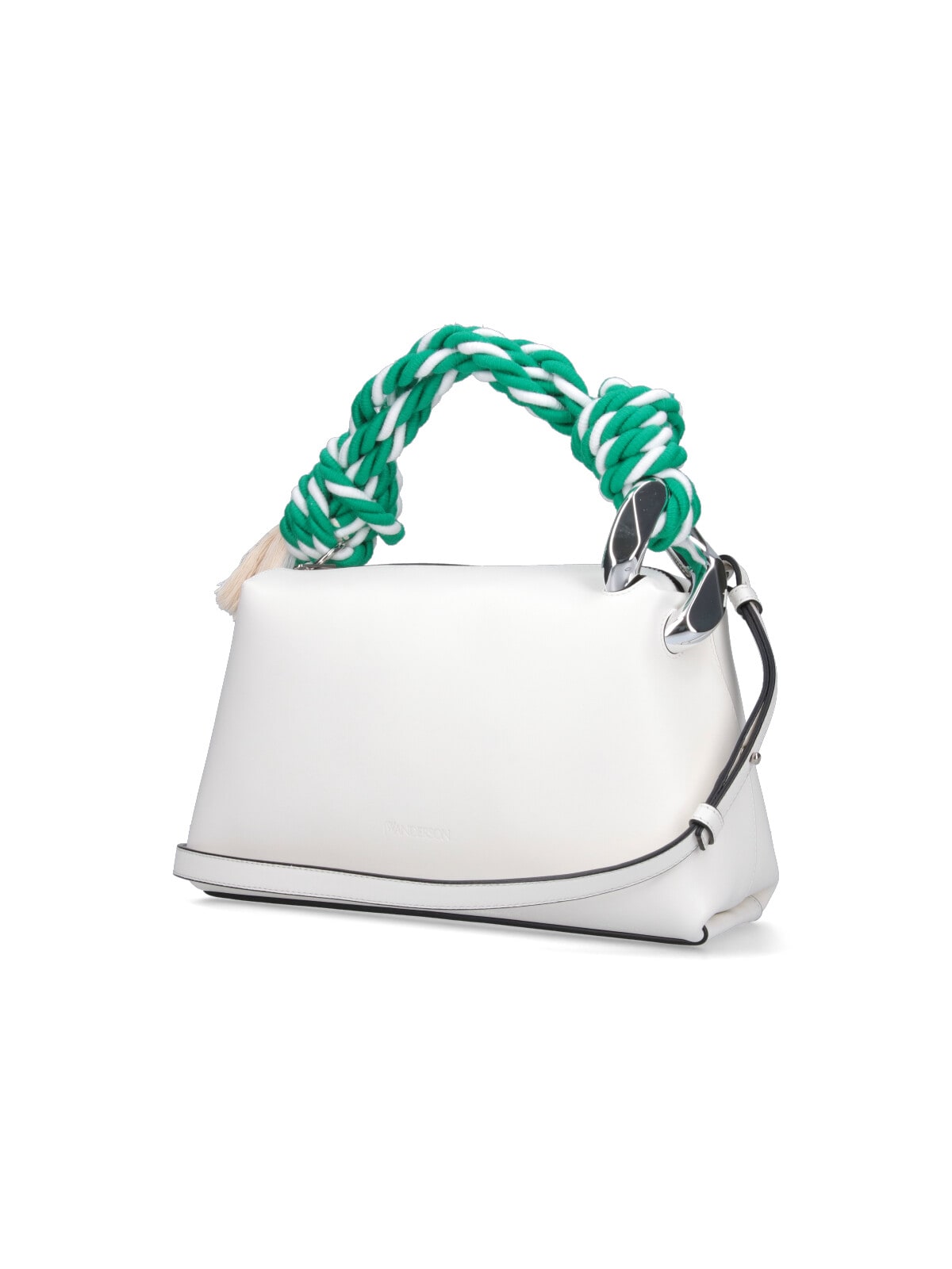 Shop Jw Anderson Corner Handbag In White