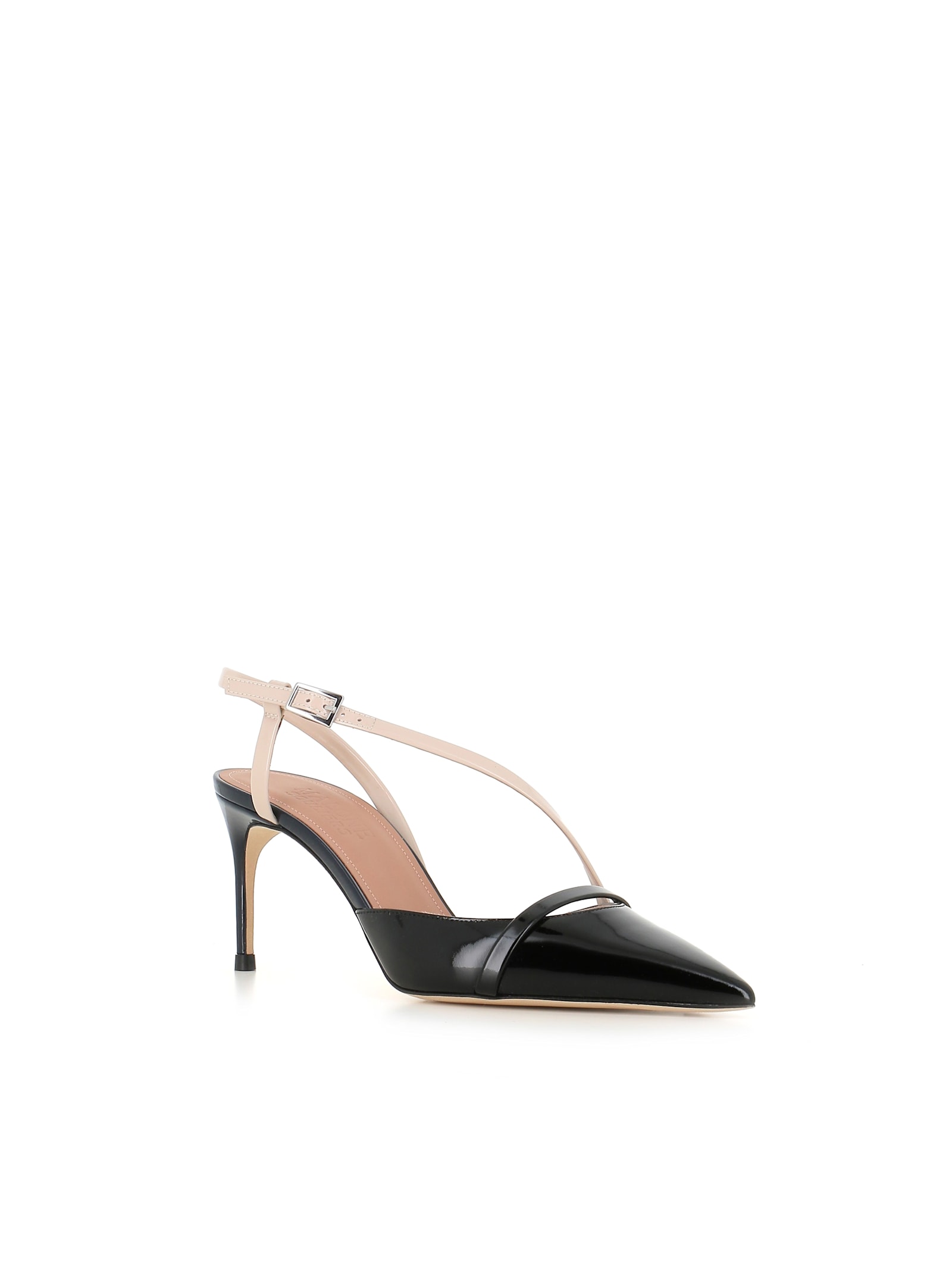 Malone Souliers Glossy Two-tone Stiletto Pointed Toe Pumps