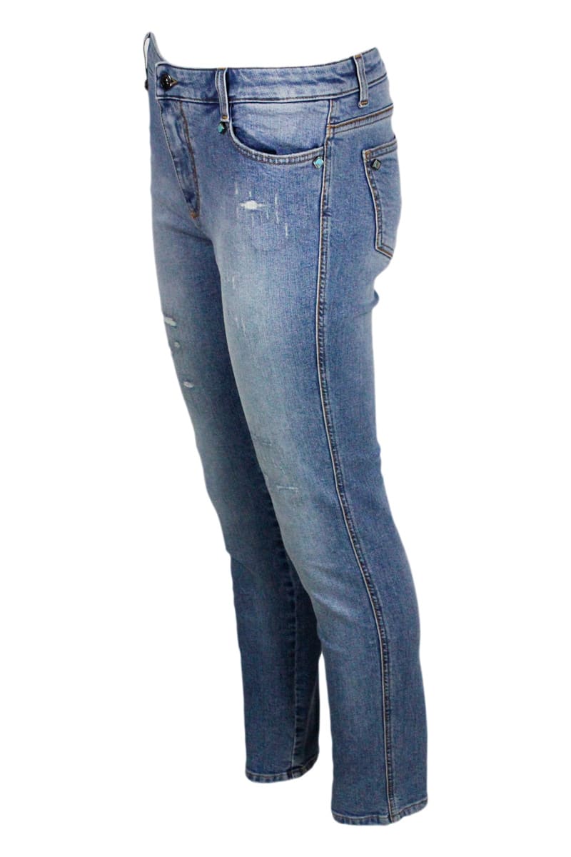 Shop Ermanno Scervino 5-pocket Denim Jeans