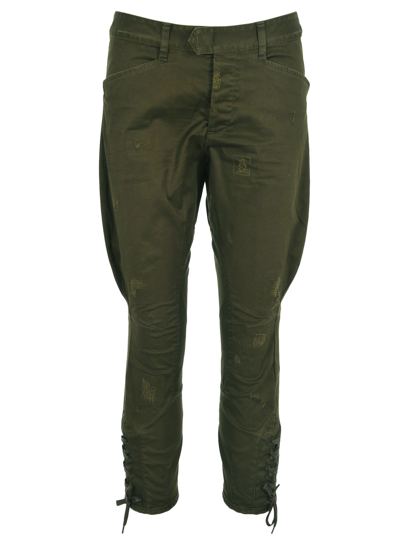 Dsquared2 D Squared Dsquared2 - Cropped Trousers - MILTARY GREEN