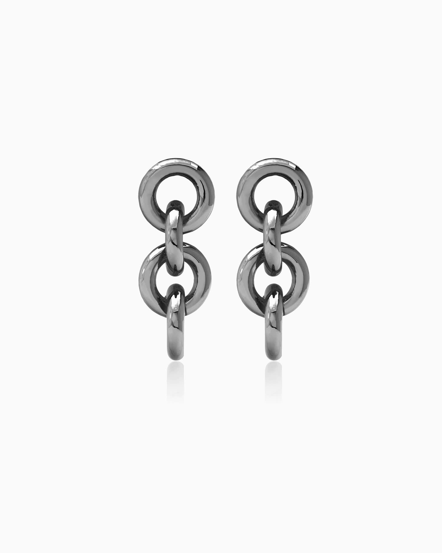 Earring Lauren Ruthenium