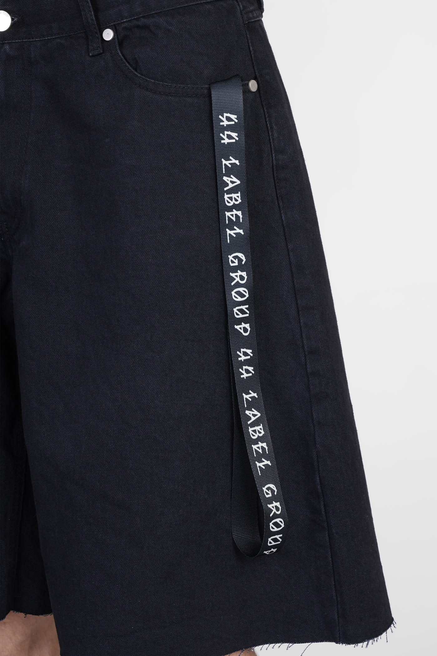 44 Label Group Black Pappas Shorts In Black