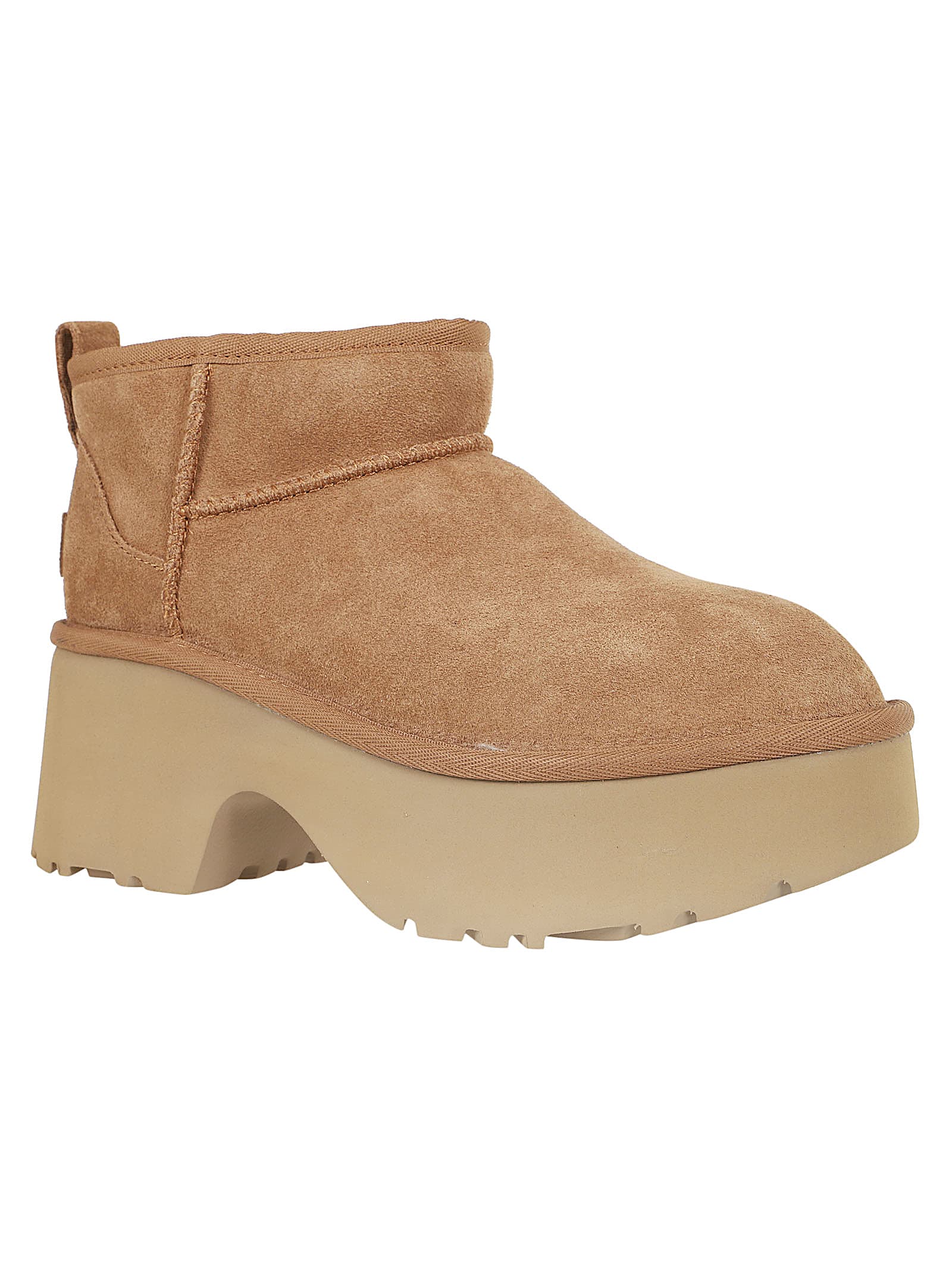 Shop Ugg W Classic Ultra Mini New Heights In Che Chestnut