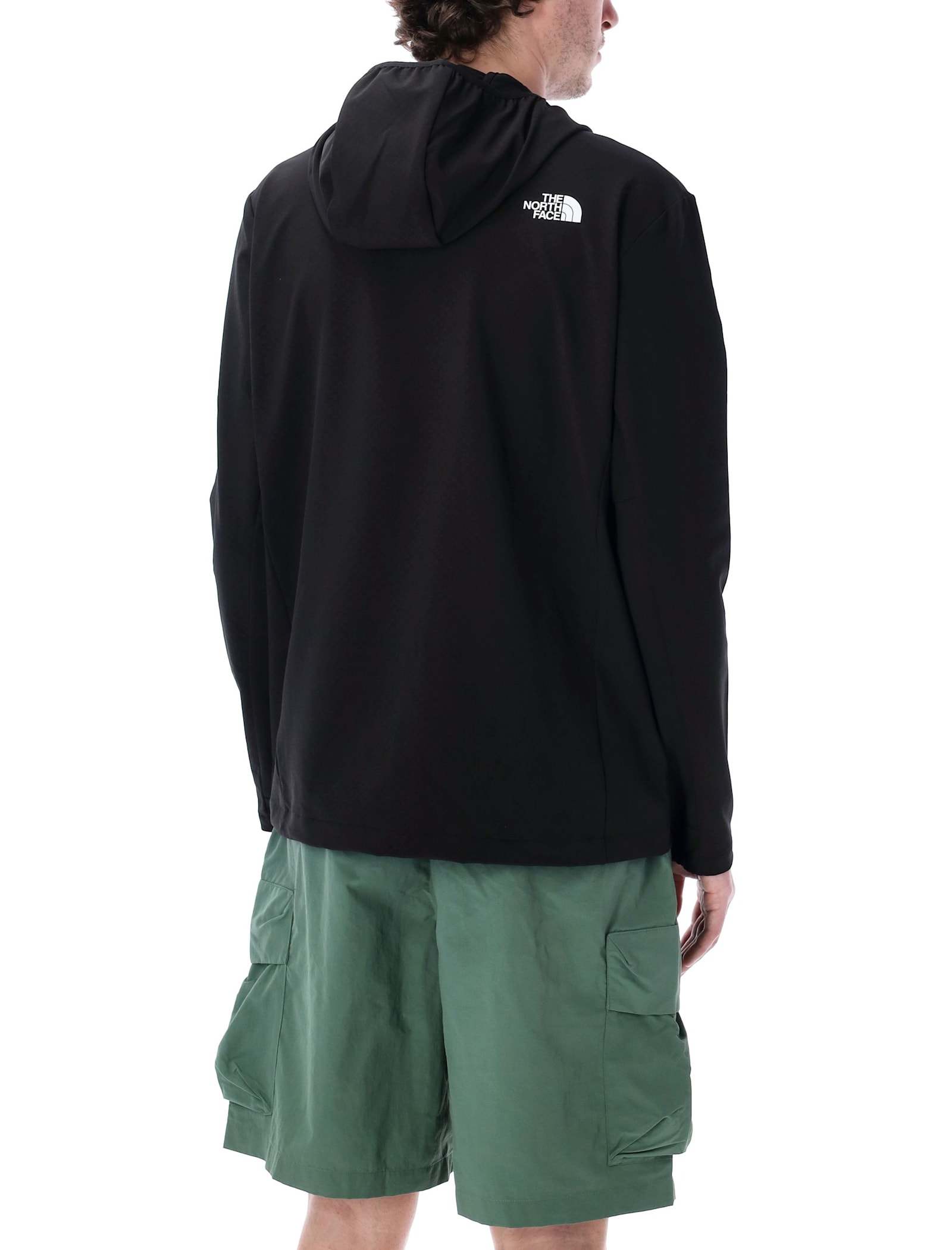 The North Face Mountain Athletics Softshell Hooded Jacket In Black