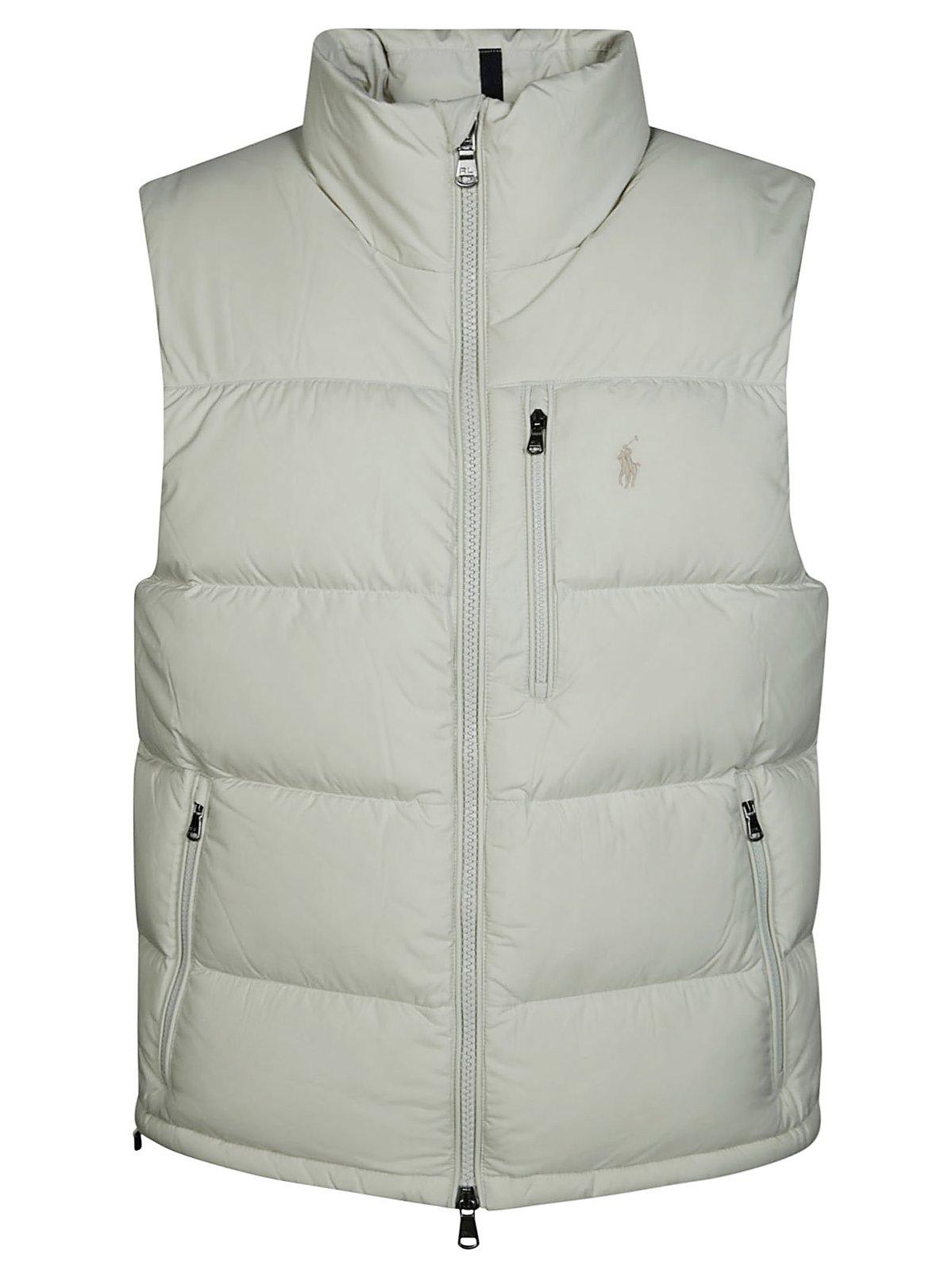 Pony Embroidered Puffer Gilet