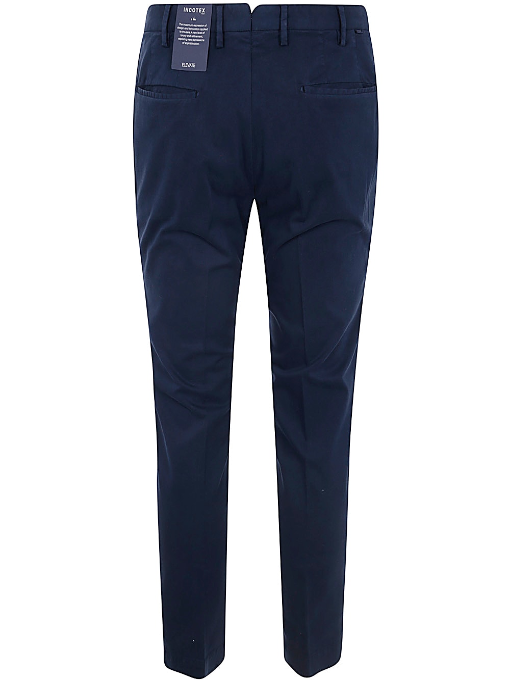 Shop Incotex Trousers In Dark Blue