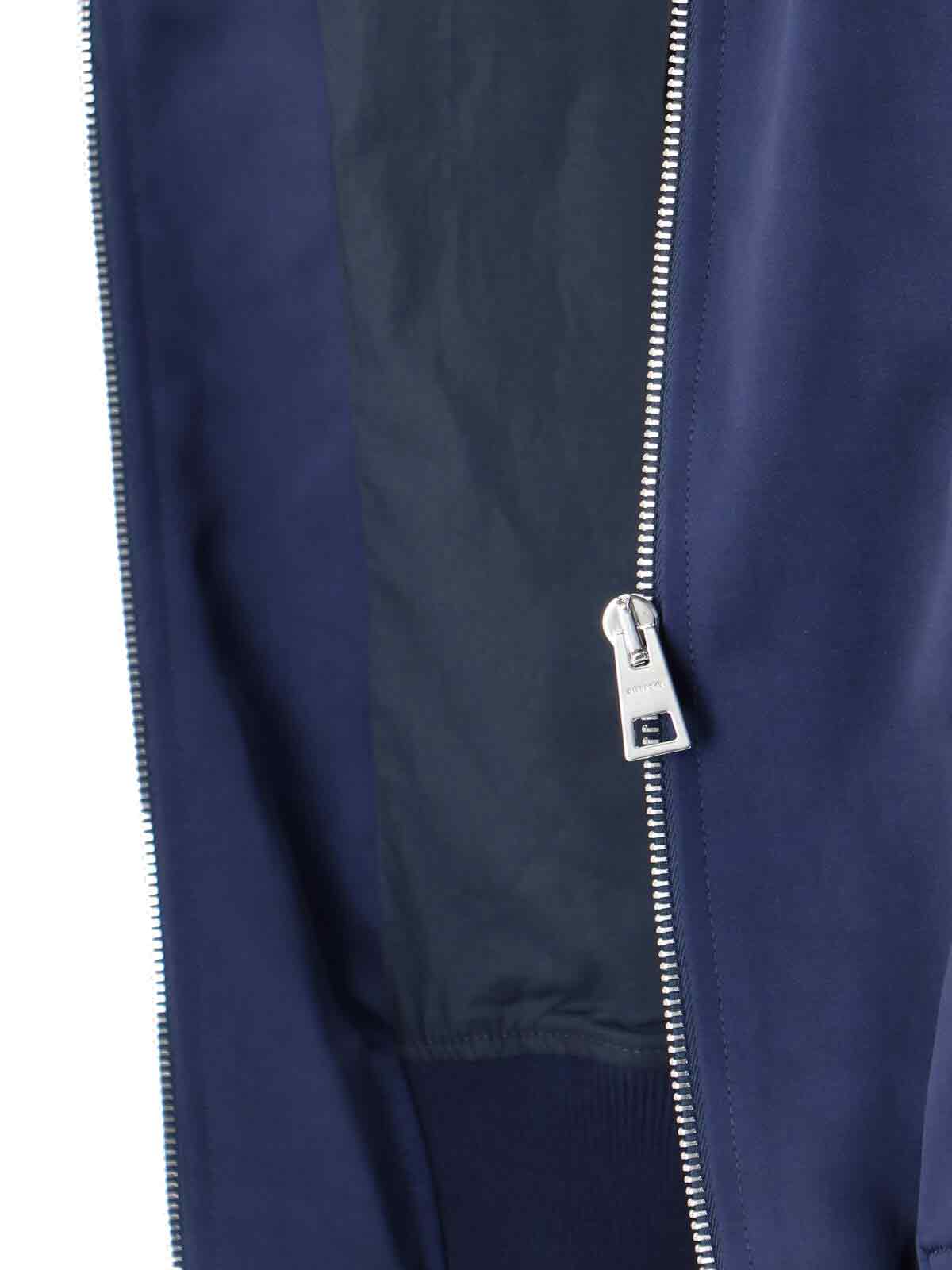 Givenchy Bomber Logo In Blue