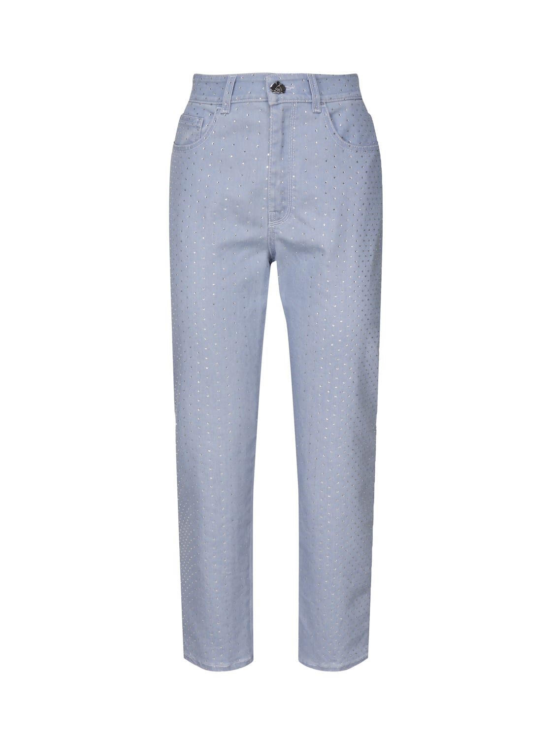 Shop Genny Straight Cut Jeans In Blue