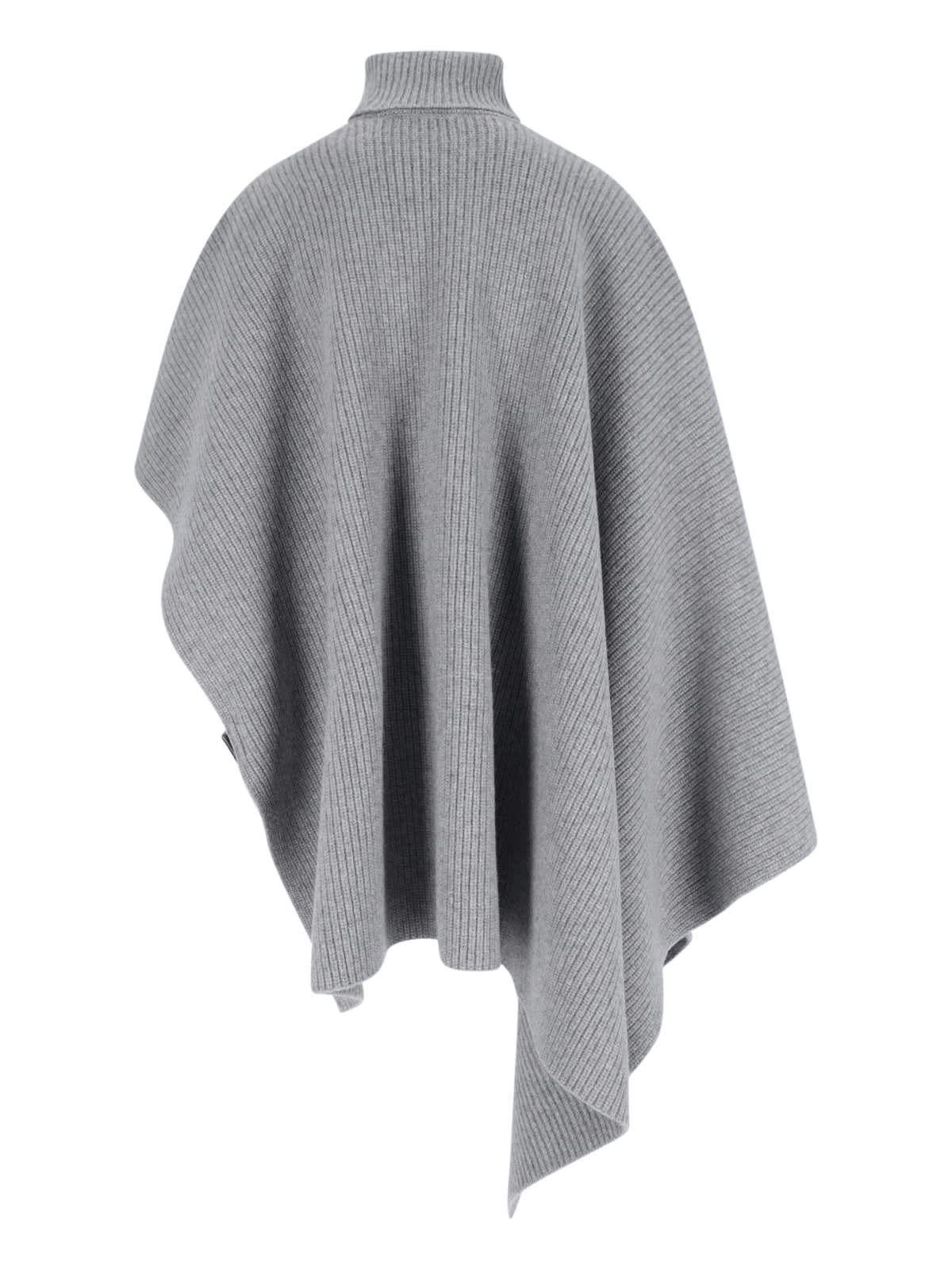 Stella Mccartney Cloak In Virgin Wool And Cashmere