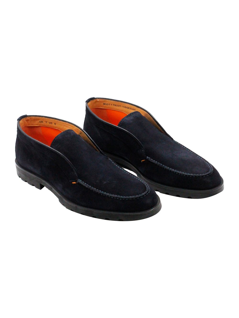 Santoni Laced Shoes In Blue