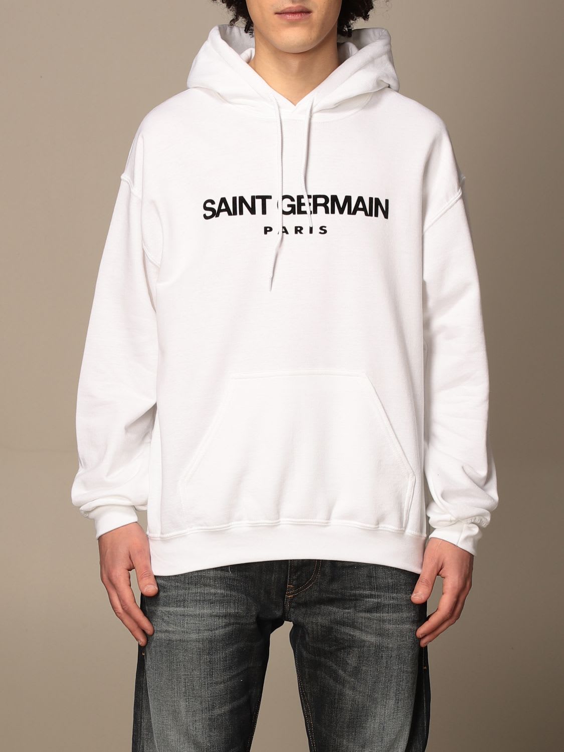 Backsideclub Sweatshirt Saint Germain Backsideclub Sweatshirt In Cotton With Logo