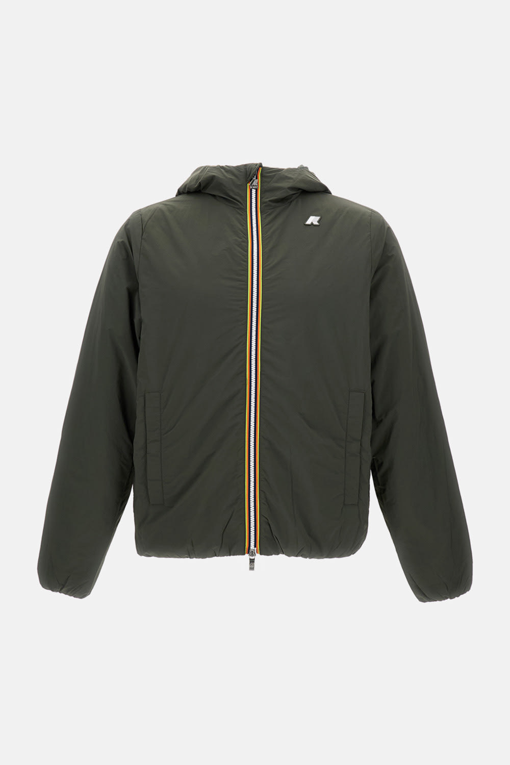 K-way Green Blue Jack St Thermo Double Down Jacket In Green
