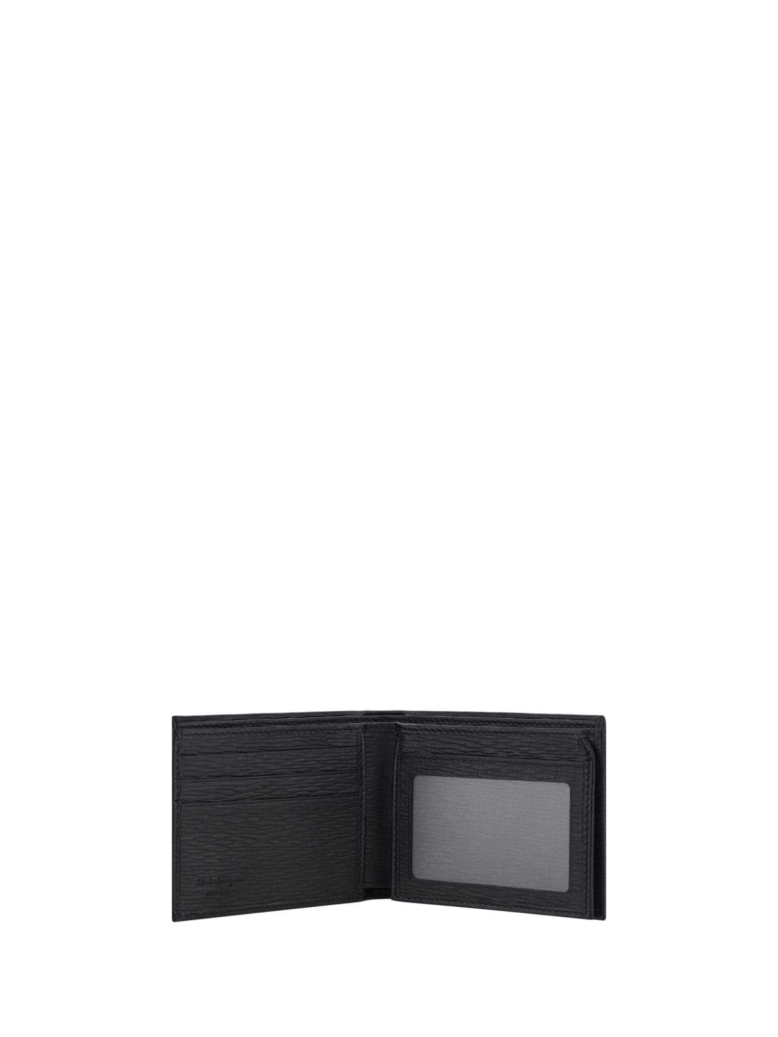 Shop Ferragamo Revivsal Wallet In Black