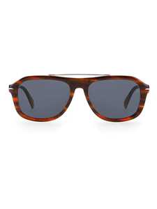 Shop Db Eyewear By David Beckham Db 7006/g/cs Eyewear In /ku Brown Horn