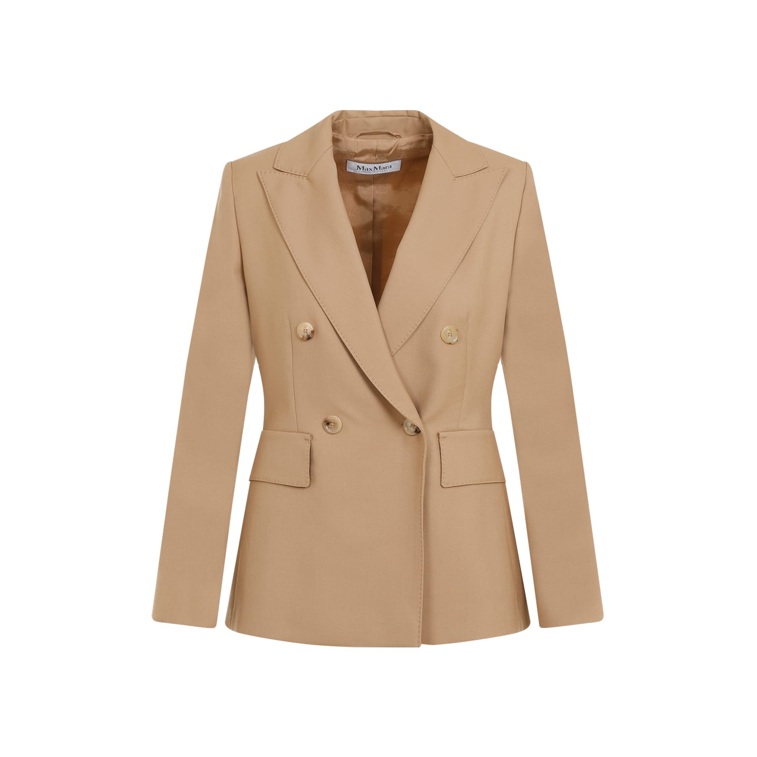 Shop Max Mara Osanna Blazer In Miele