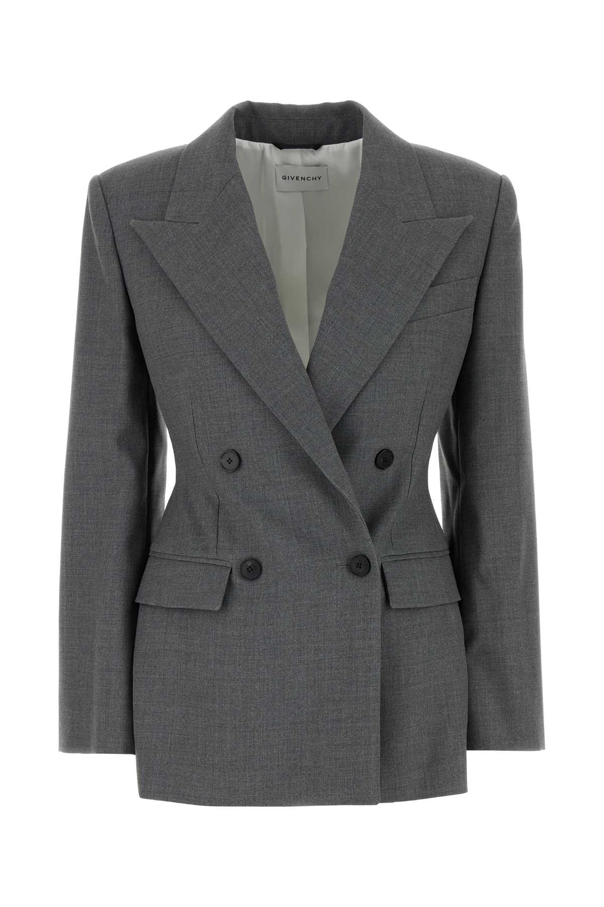 Grey Wool Blazer