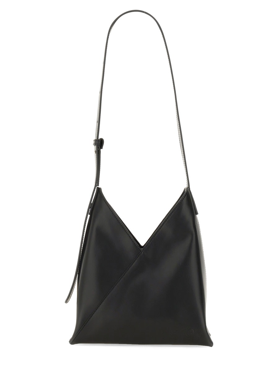 Shop Mm6 Maison Margiela Japanese Shoulder Bag In Black