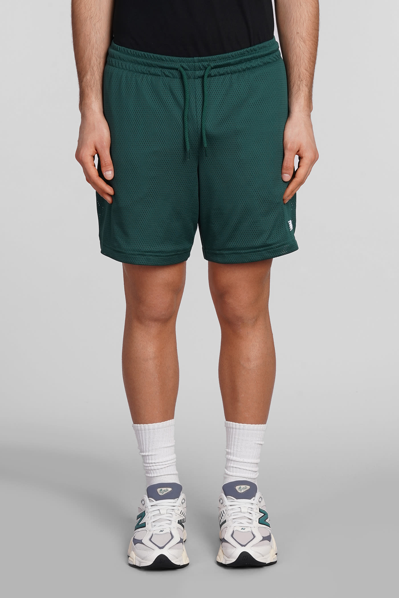 Shorts In Green Polyester