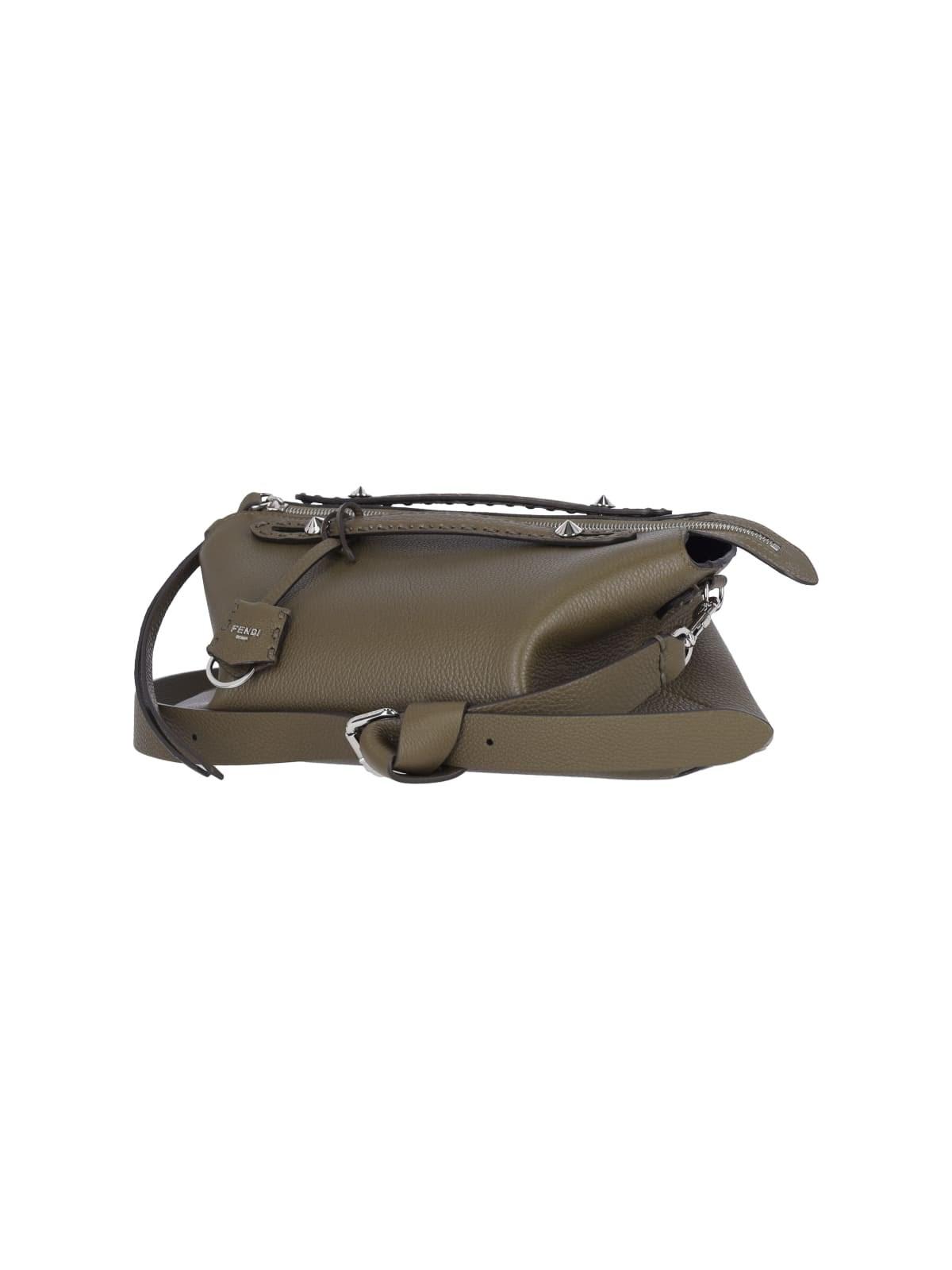 Fendi By The Way Selleria Large Bag In Wood+palladio