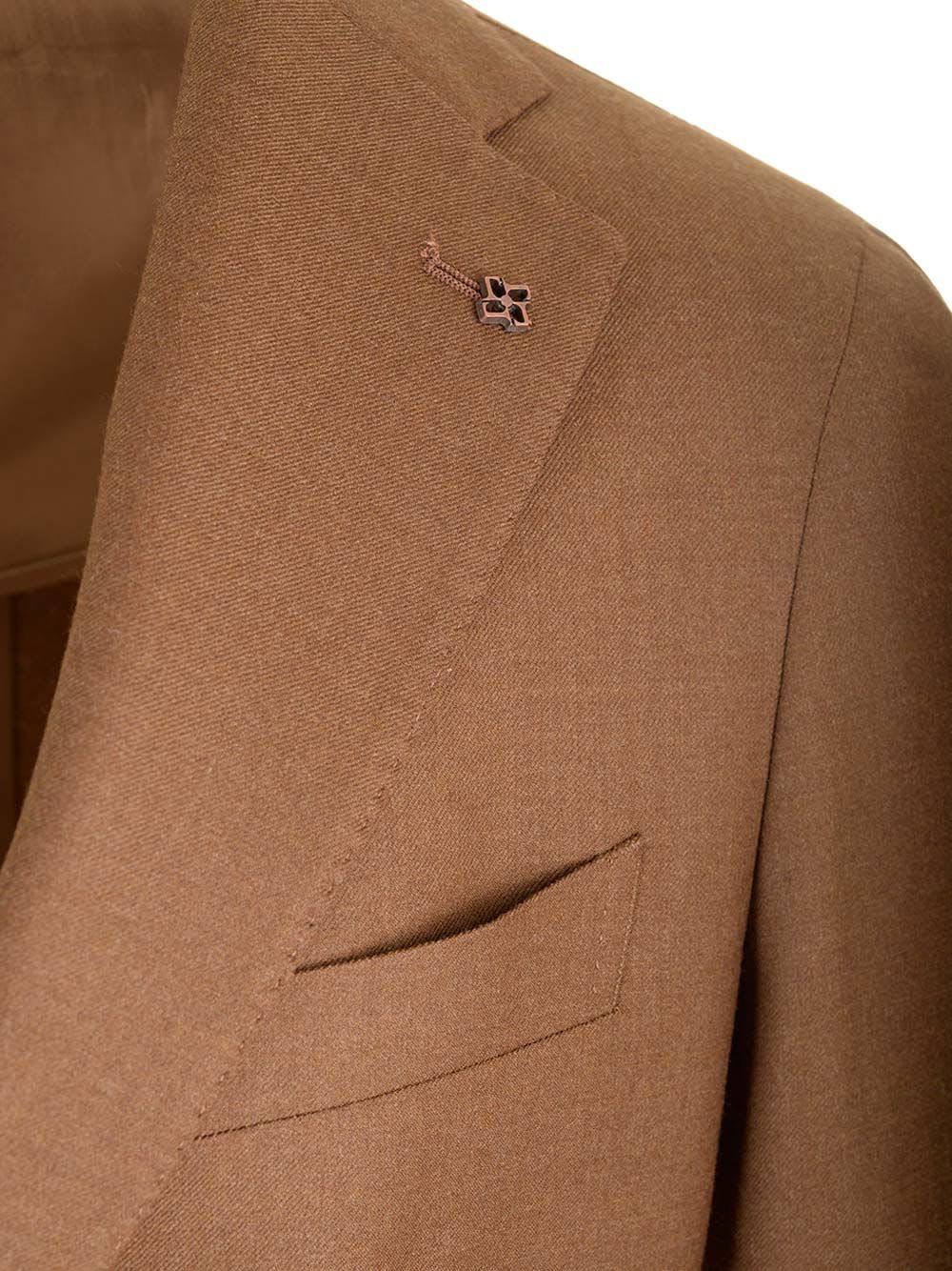 Shop Tagliatore Vesuvio Suit In Beige