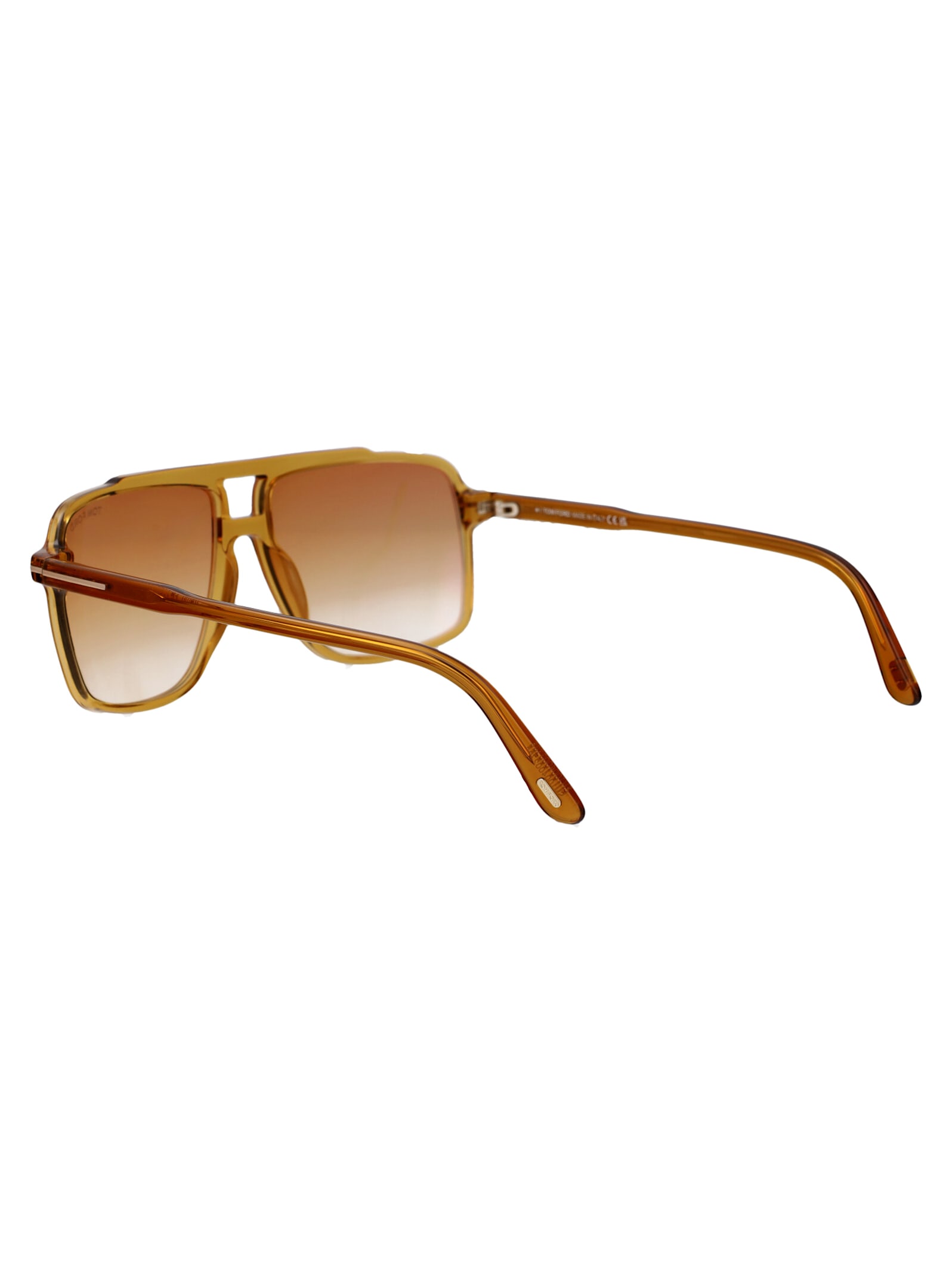 Shop Tom Ford Ft1177/s Sunglasses In Crystal Orange