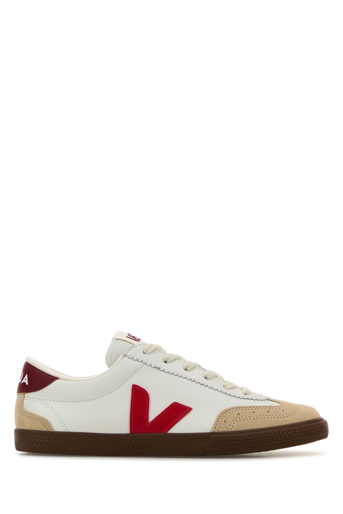 White Leather Volley O. t. Sneakers