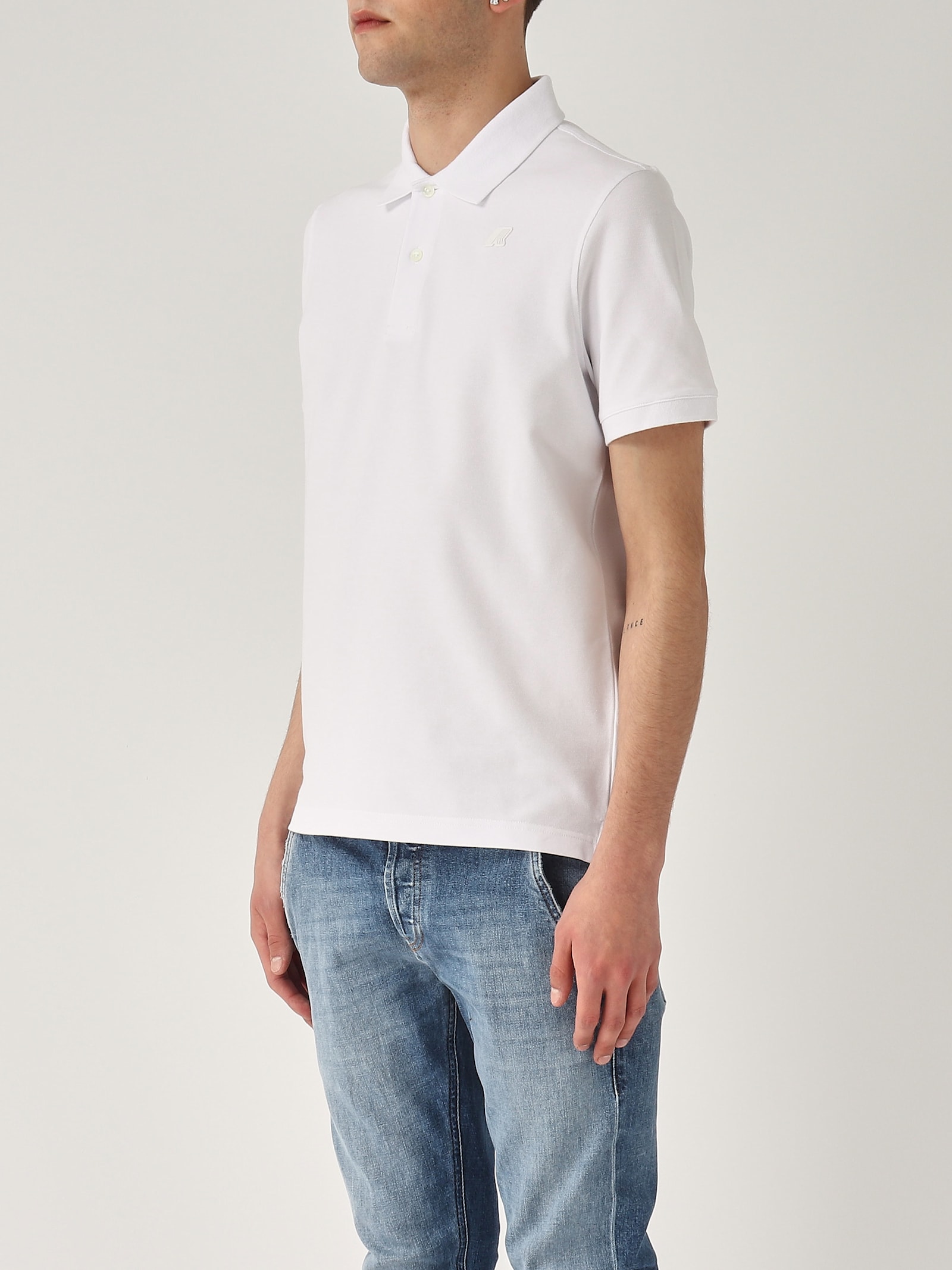 K-way Amedee Pique Polo In White