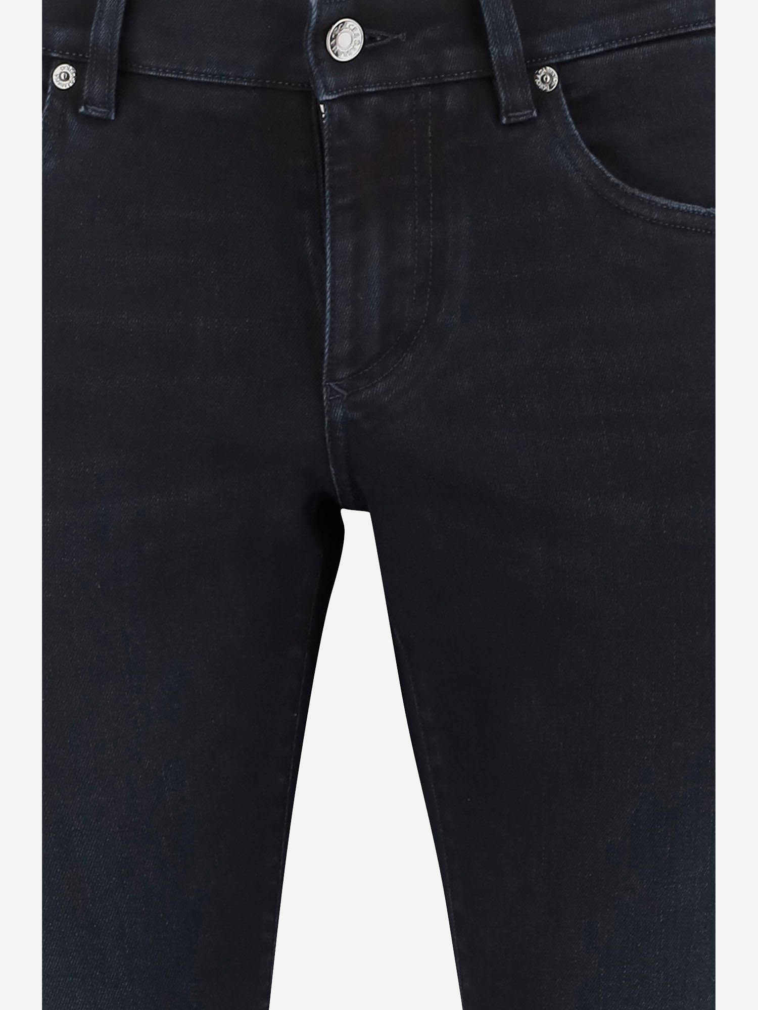 Dolce & Gabbana Skinny Stretch Cotton Jeans With Tag In Black