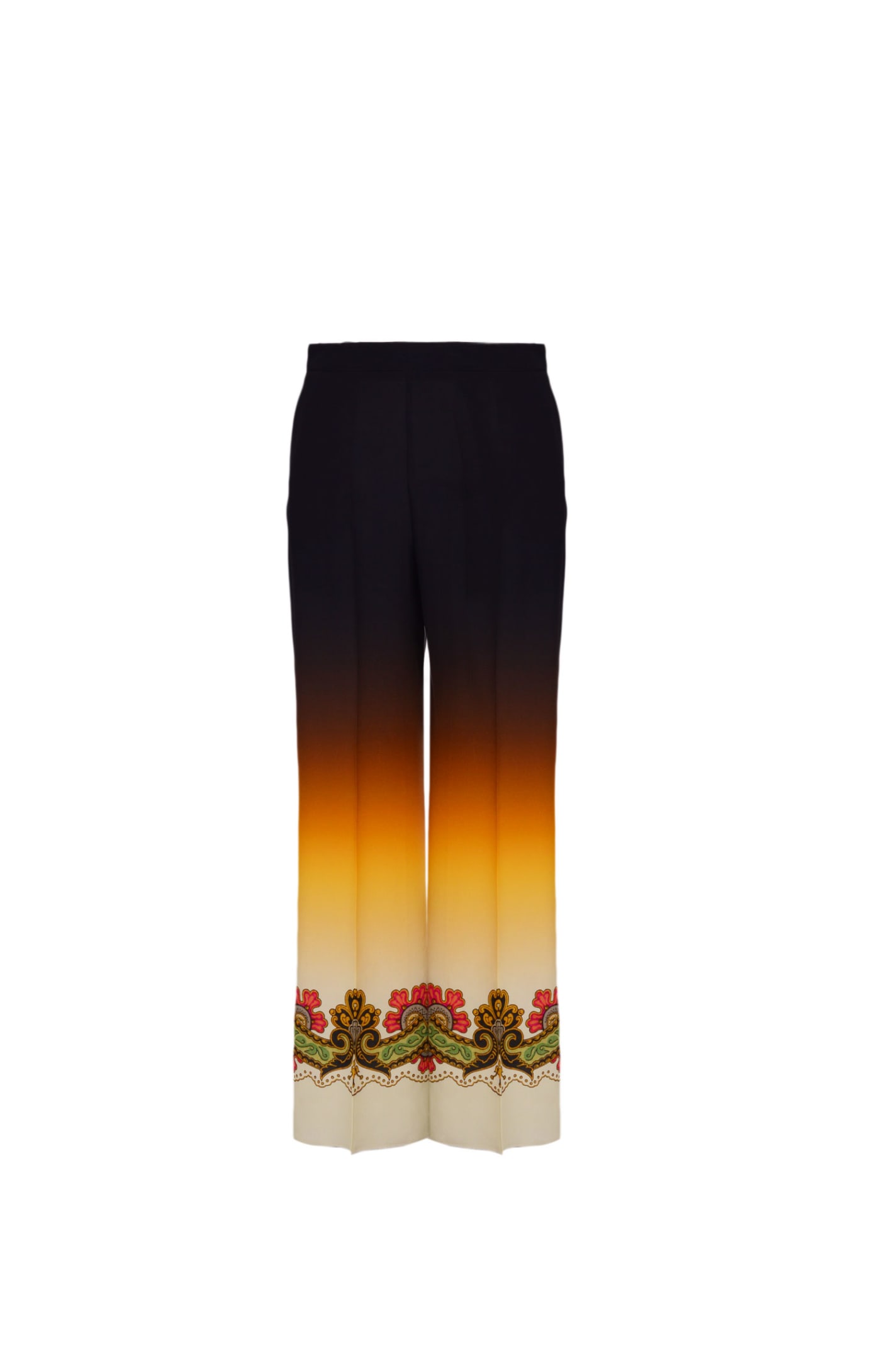 Shop Etro Pants In Black