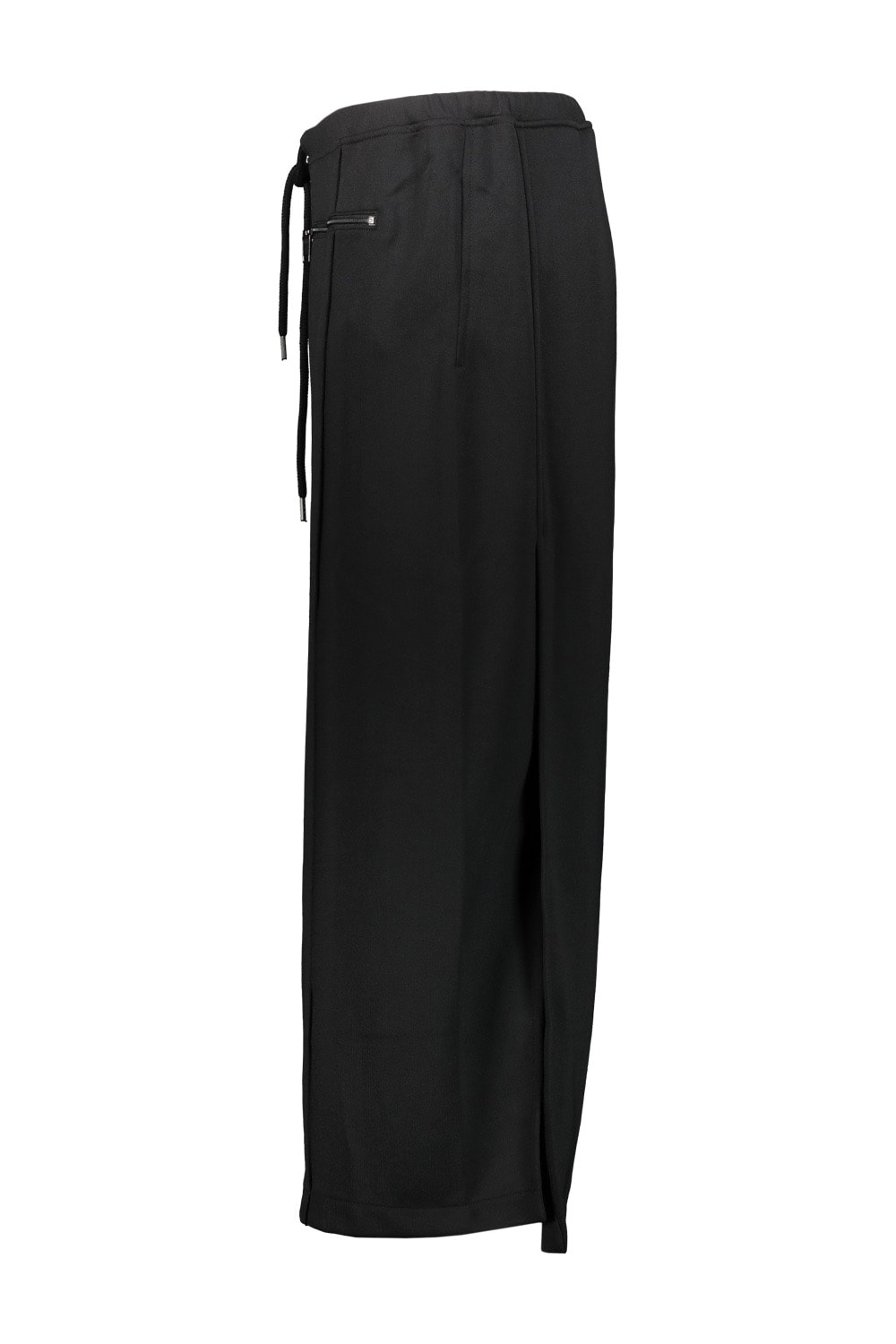 Shop Courrèges Long Skirt Tracksuit In Black