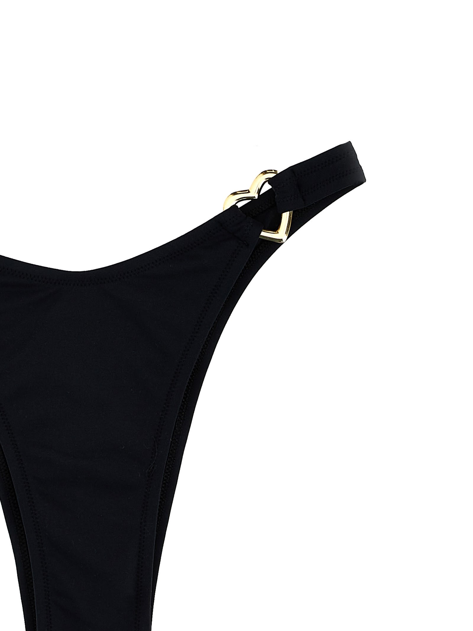 Rotate Birger Christensen Reina Olga Halter Neck Bikini Set In Black