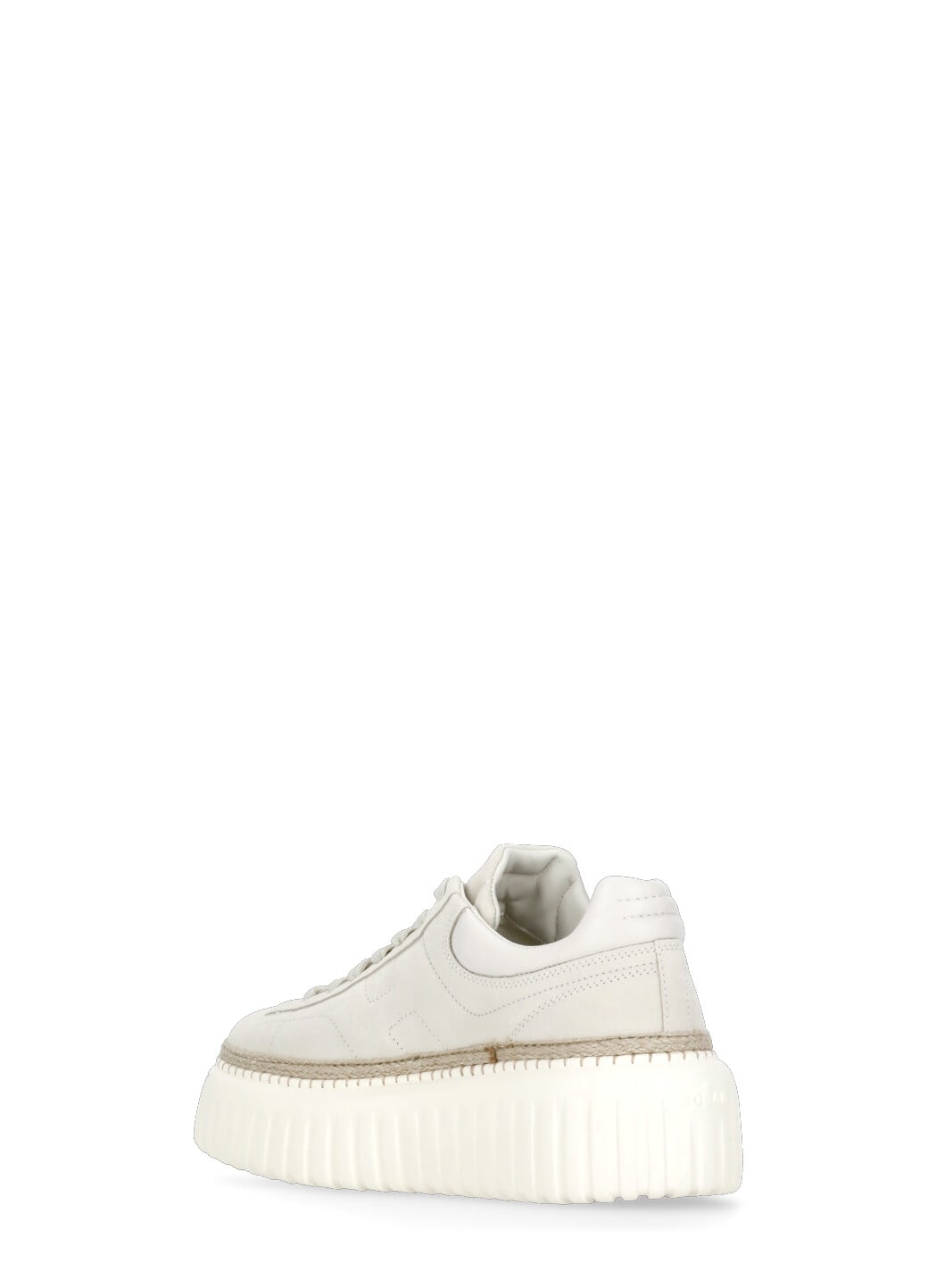 Hogan Thick Sole And Low-cut Casual Shoes In Ivory