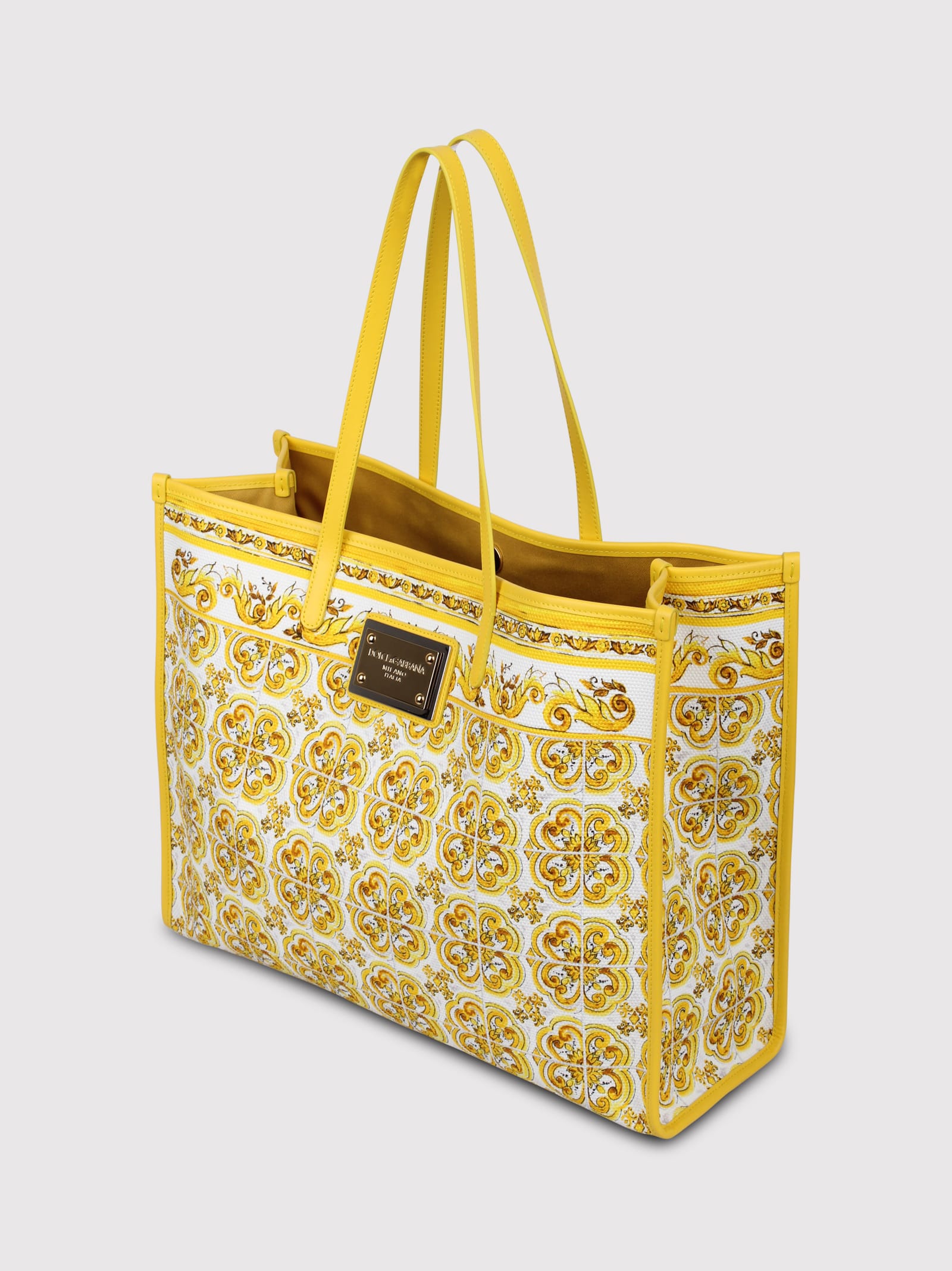 Shop Dolce & Gabbana Large Print Shopper Bags