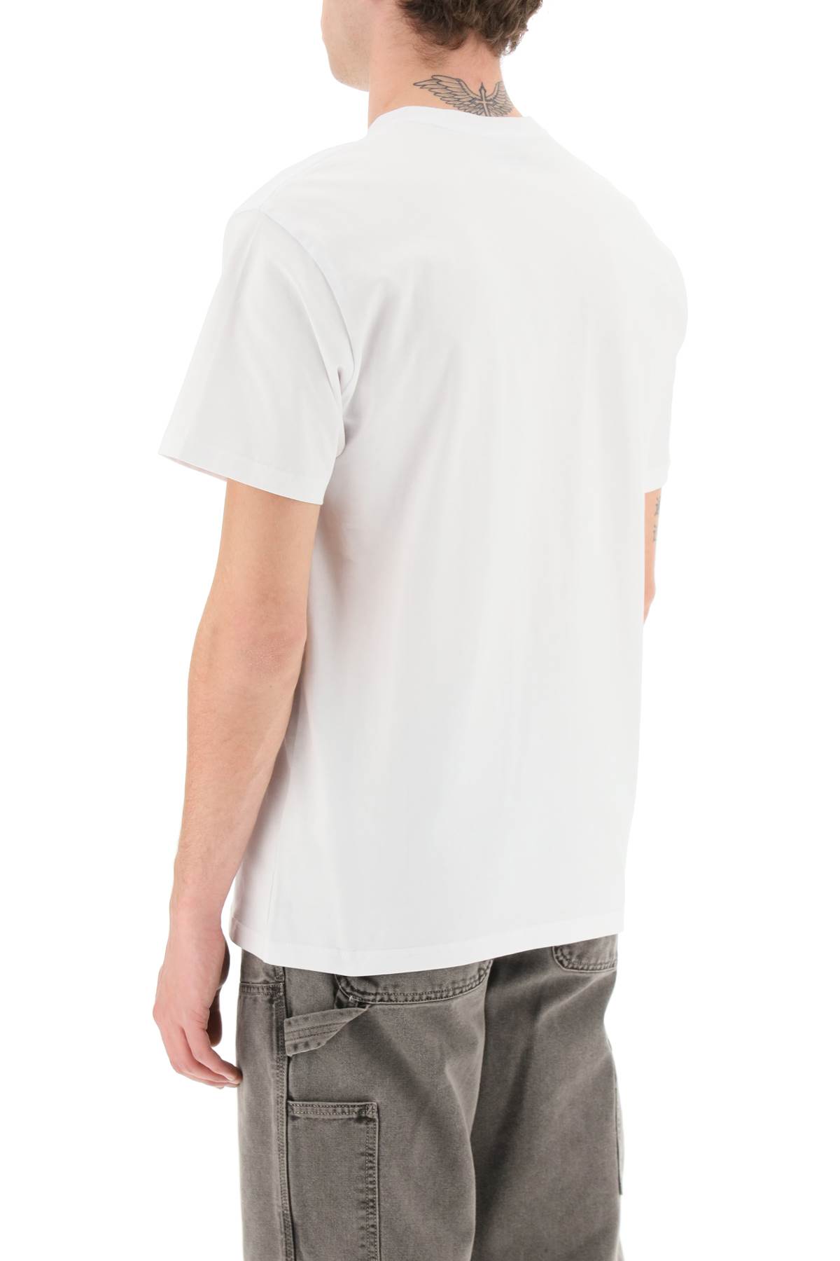 Shop Carhartt Chase T-shirt In White