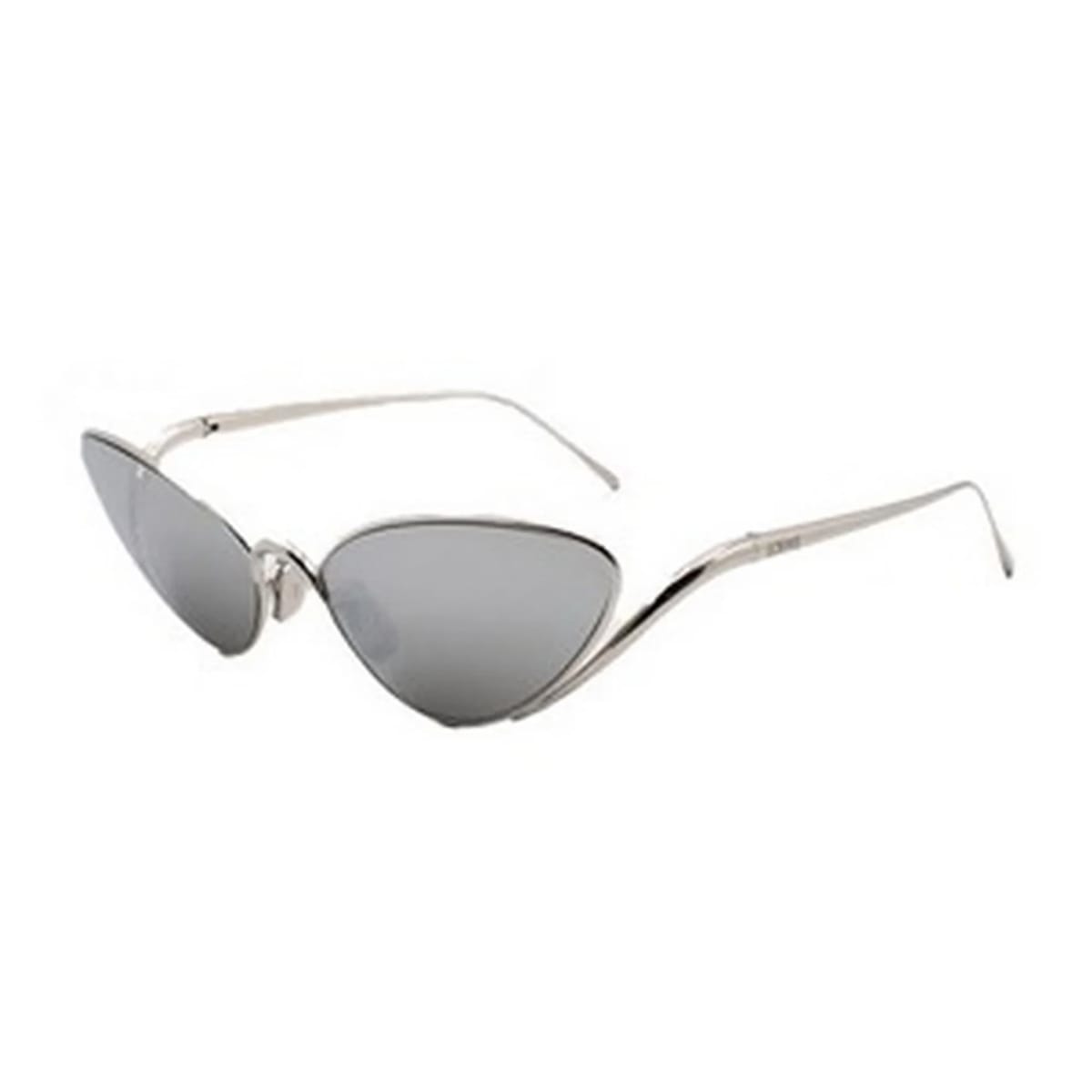 Loewe Lw40179u Signature 16c Argento Sunglasses In Metallic