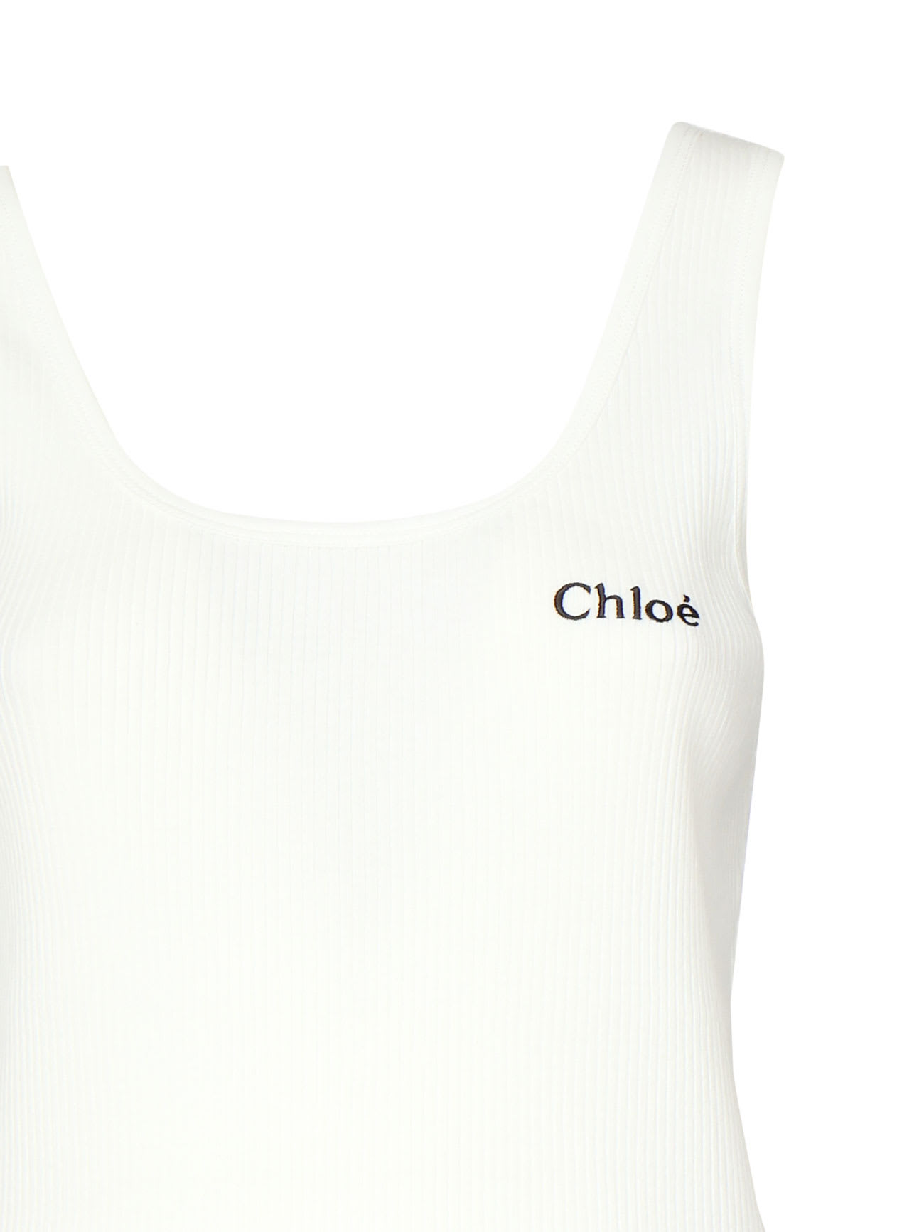 CHLOÉ TANK TOP WITH LOGO