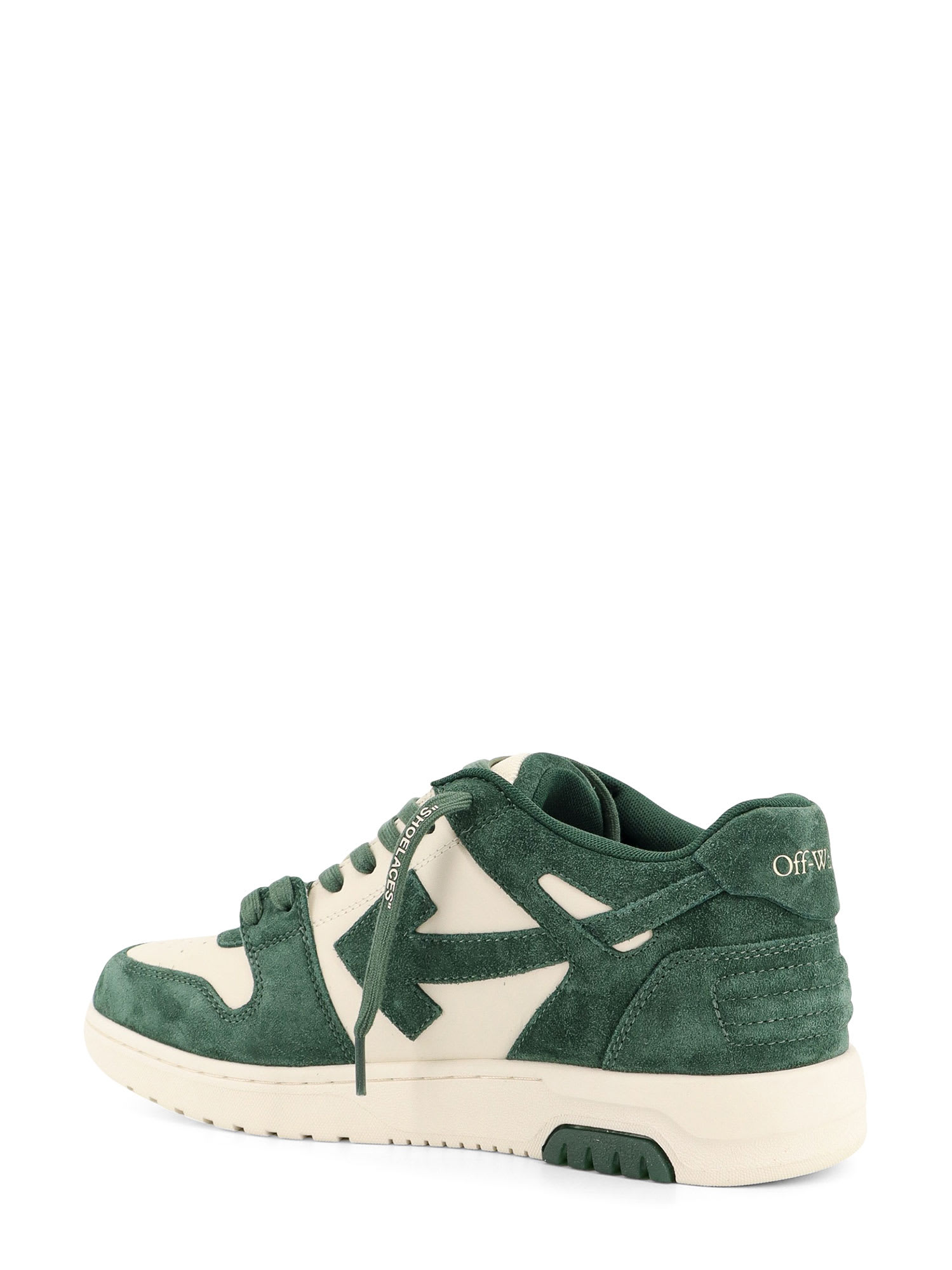 Off-white Green Out Of Office Sneakers In Jet Green